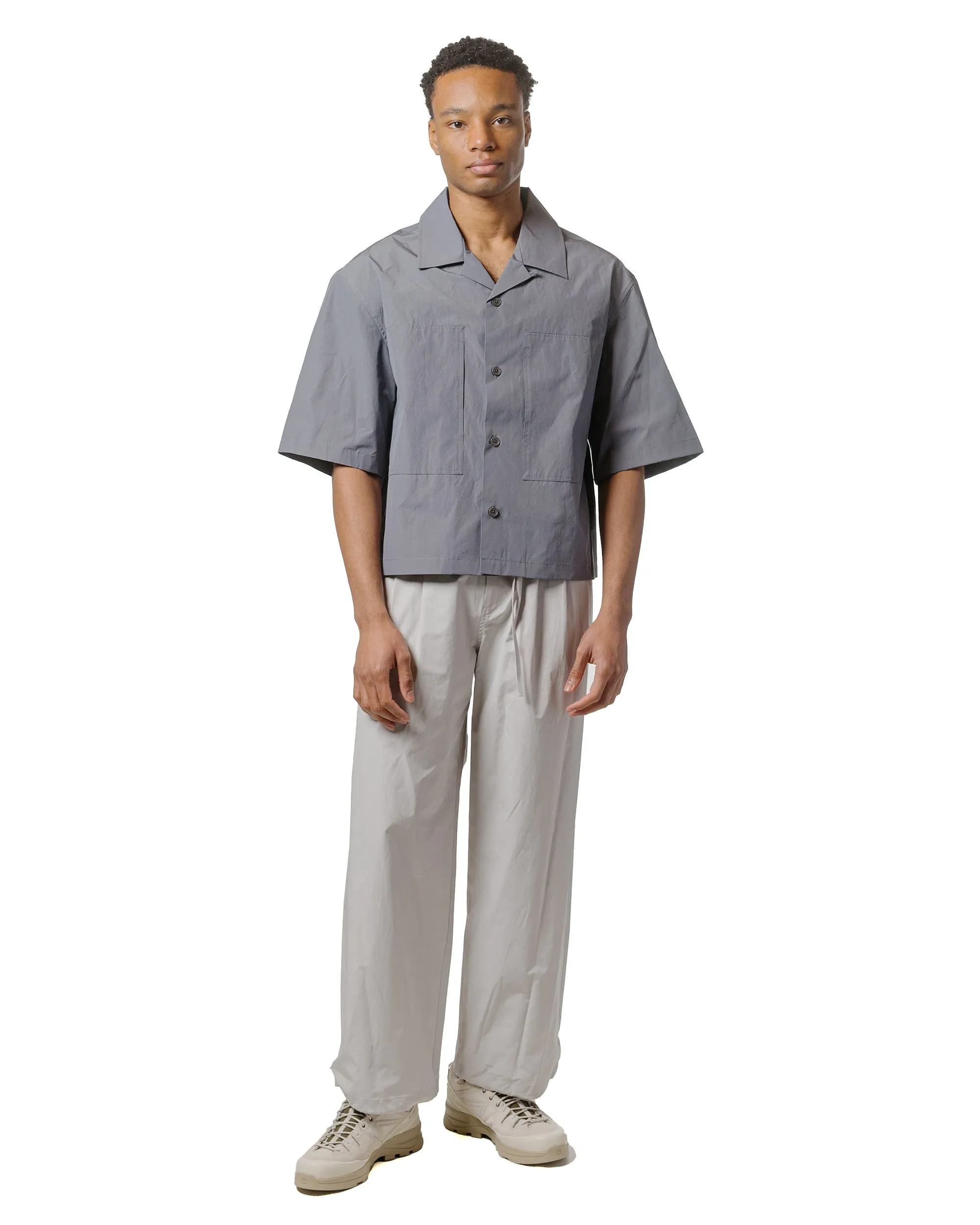 Amomento Pocket Half Shirt Grey sold by Lost & Found product image thumbnail 4