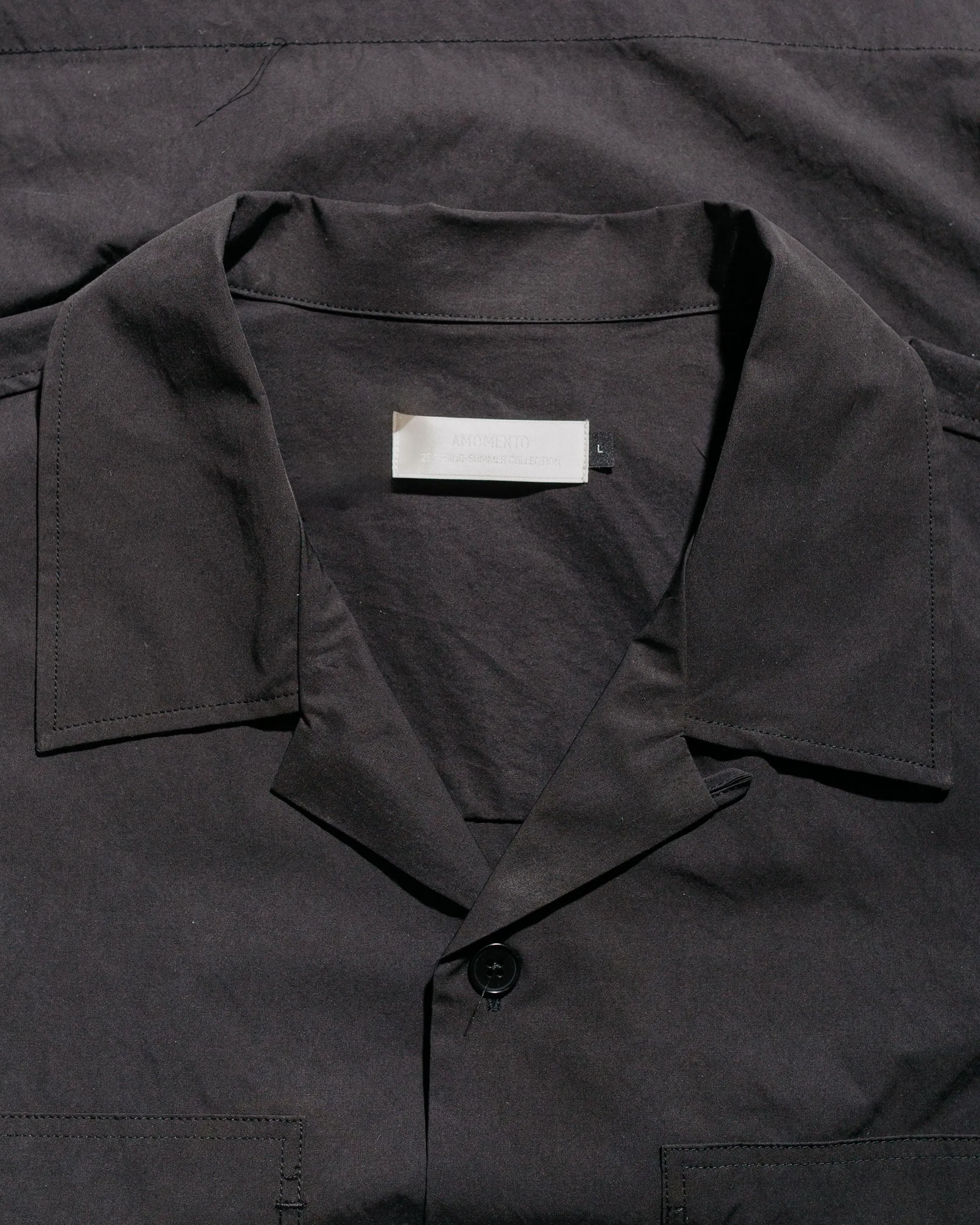 Amomento Pocket Half Shirt Black sold by Lost & Found product image thumbnail 5