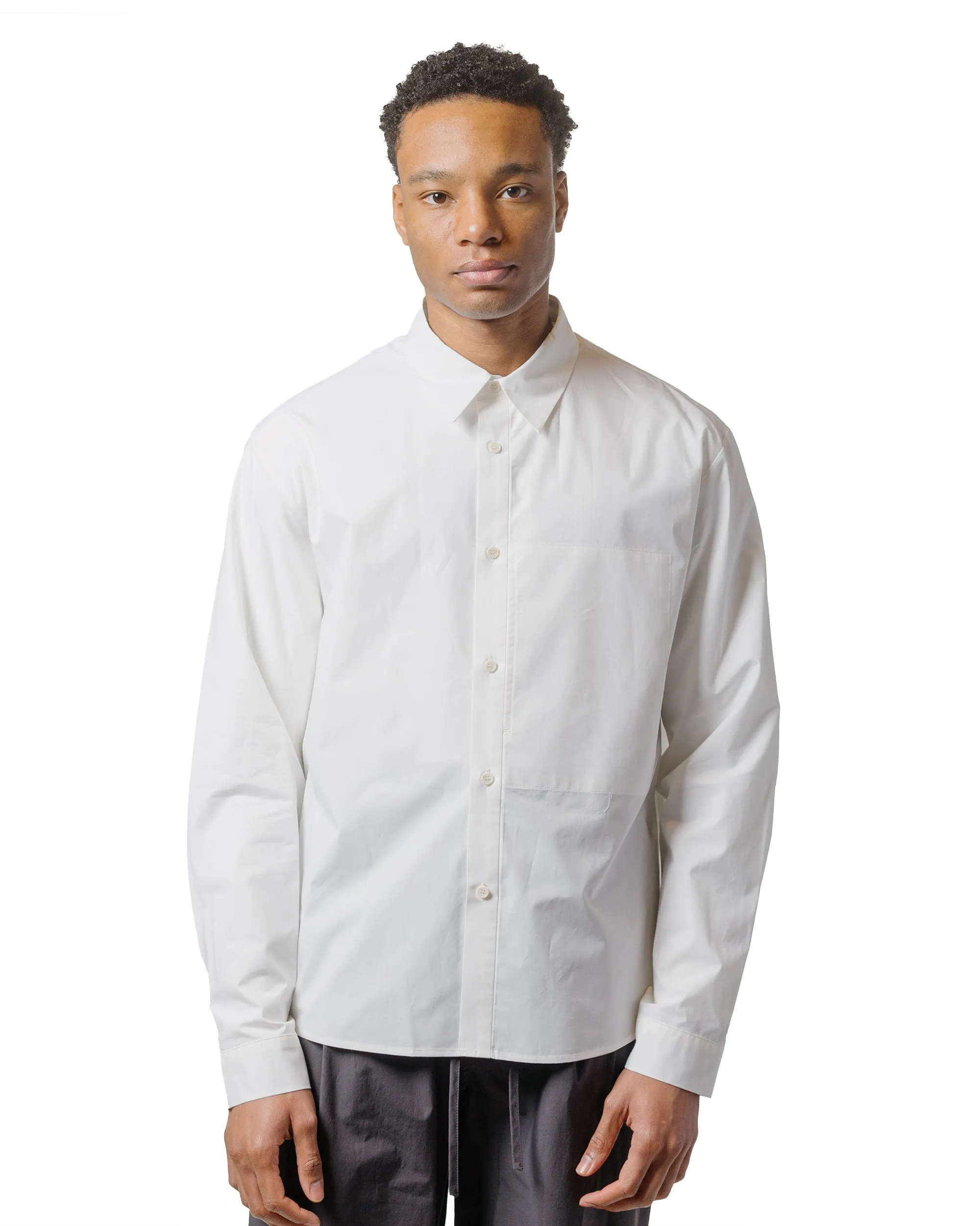 Amomento Basic Pocket Shirts Ivory sold by Lost & Found product image thumbnail 2