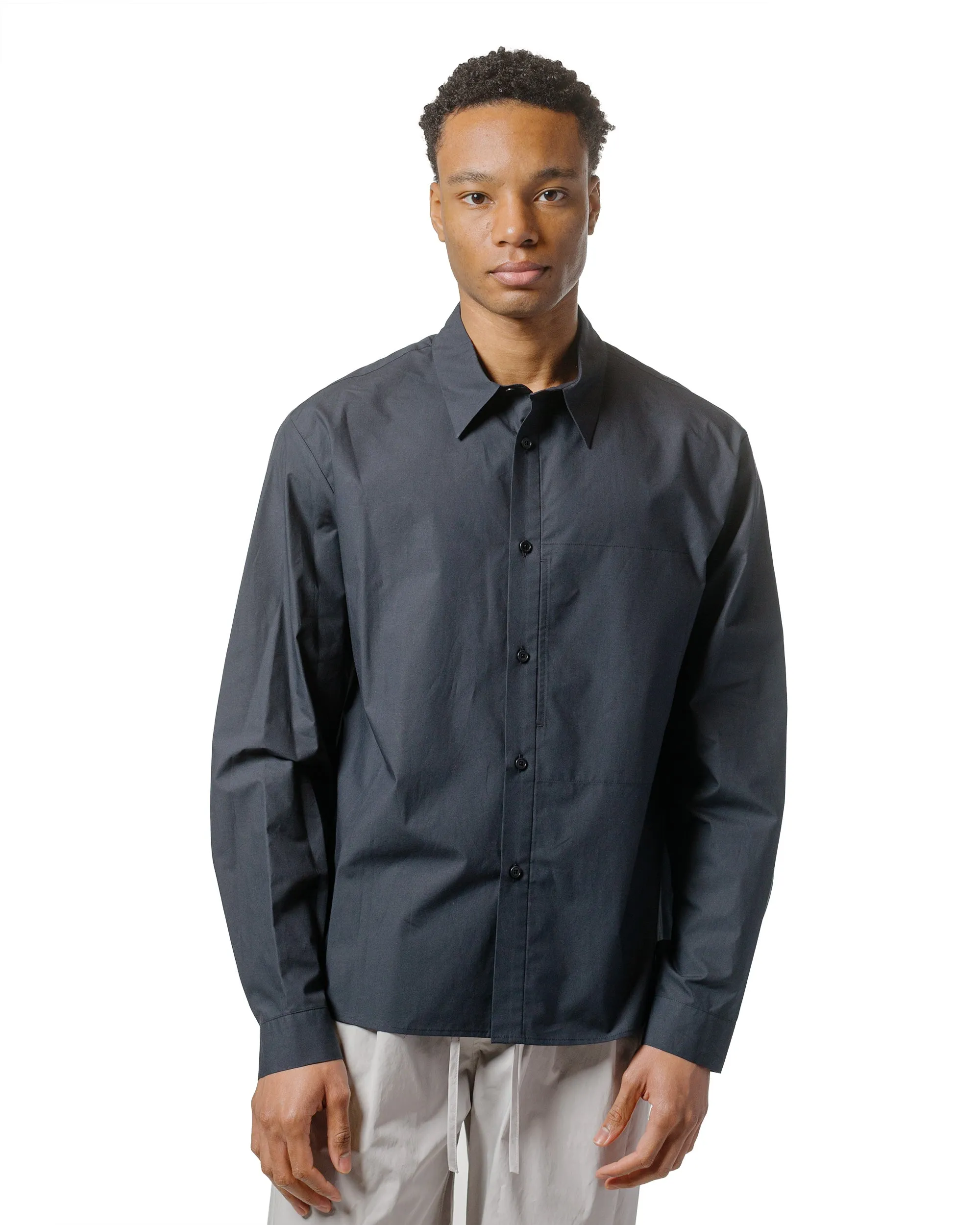 Amomento Basic Pocket Shirts Navy sold by Lost & Found product image thumbnail 2