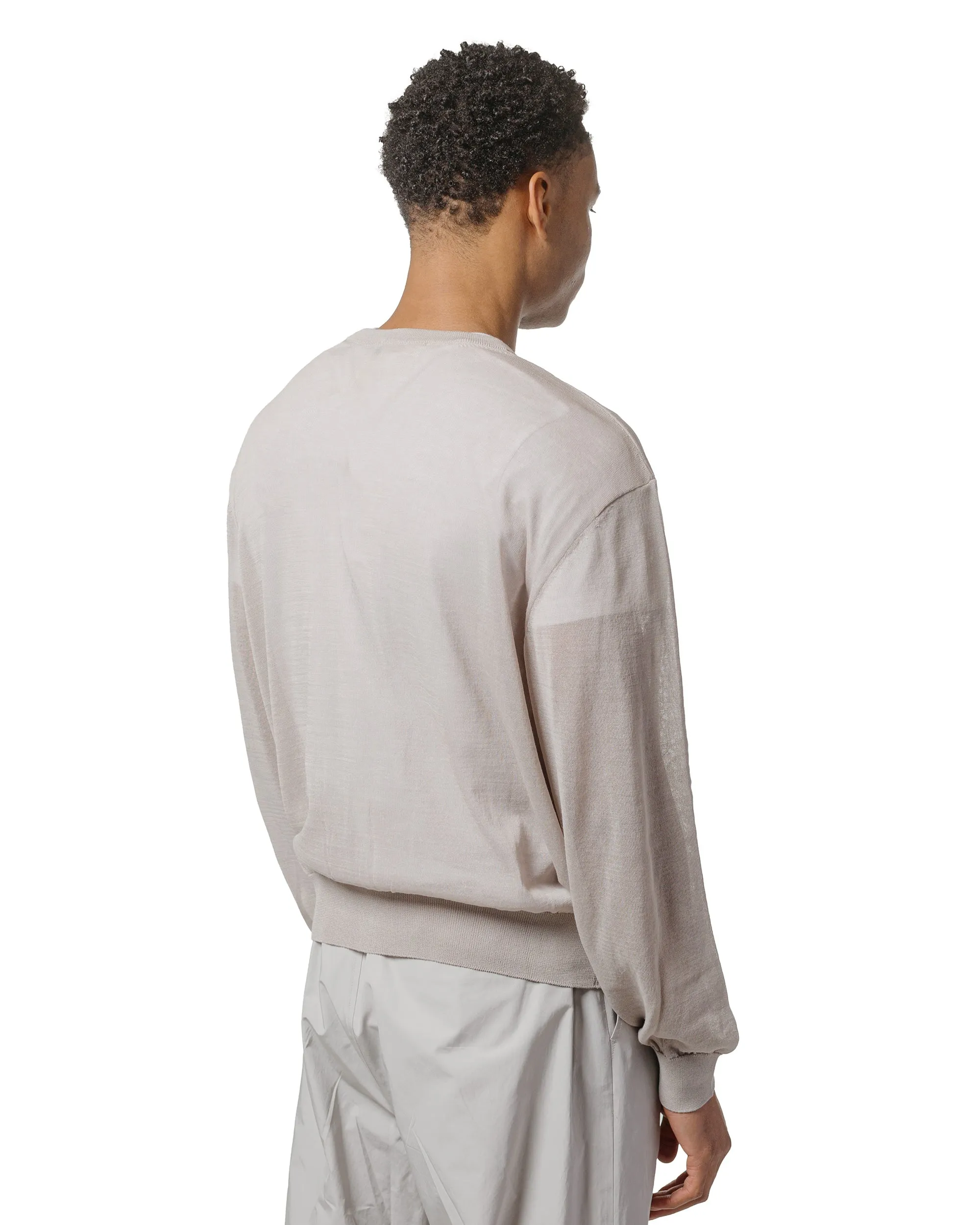 Amomento Sheer Round Cardigan Grey sold by Lost & Found product image thumbnail 3