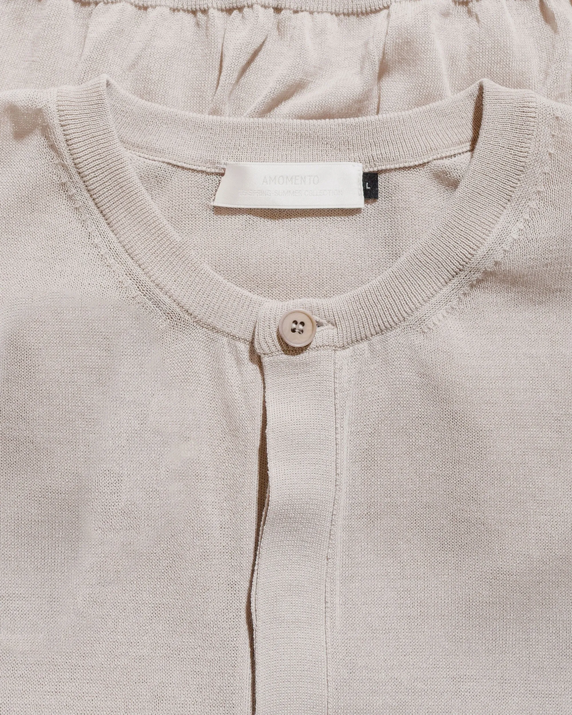 Amomento Sheer Round Cardigan Grey sold by Lost & Found product image thumbnail 5