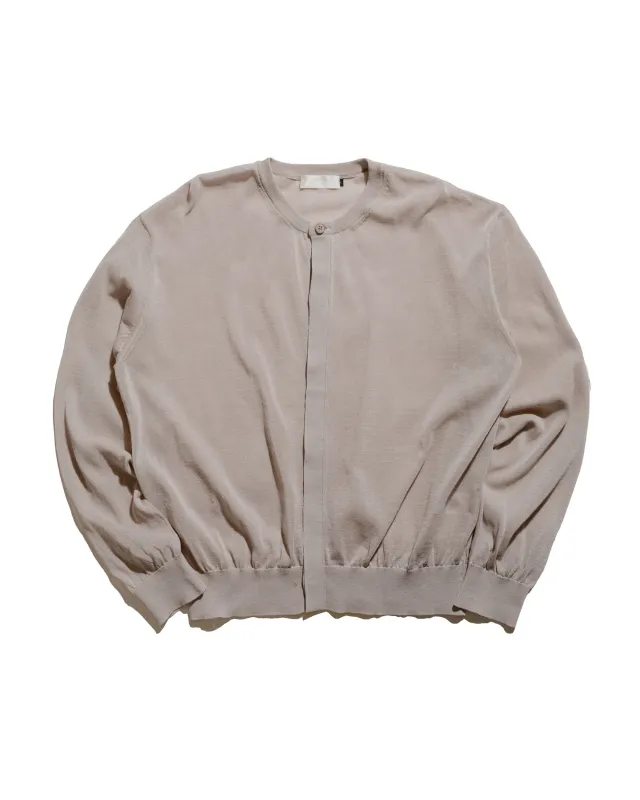 Amomento Sheer Round Cardigan Grey sold by Lost & Found