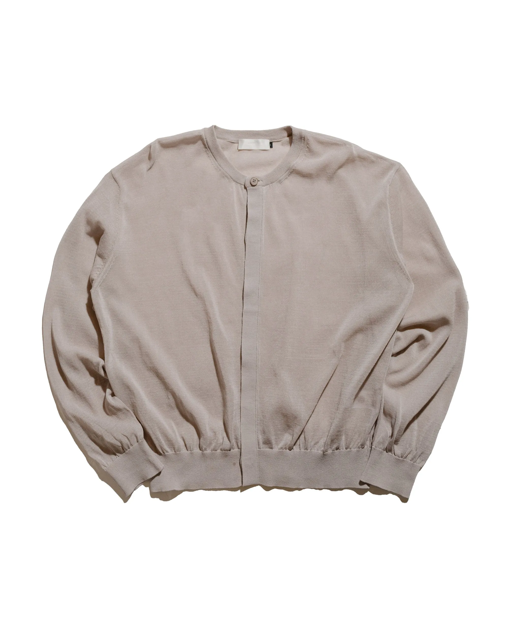 Amomento Sheer Round Cardigan Grey sold by Lost & Found