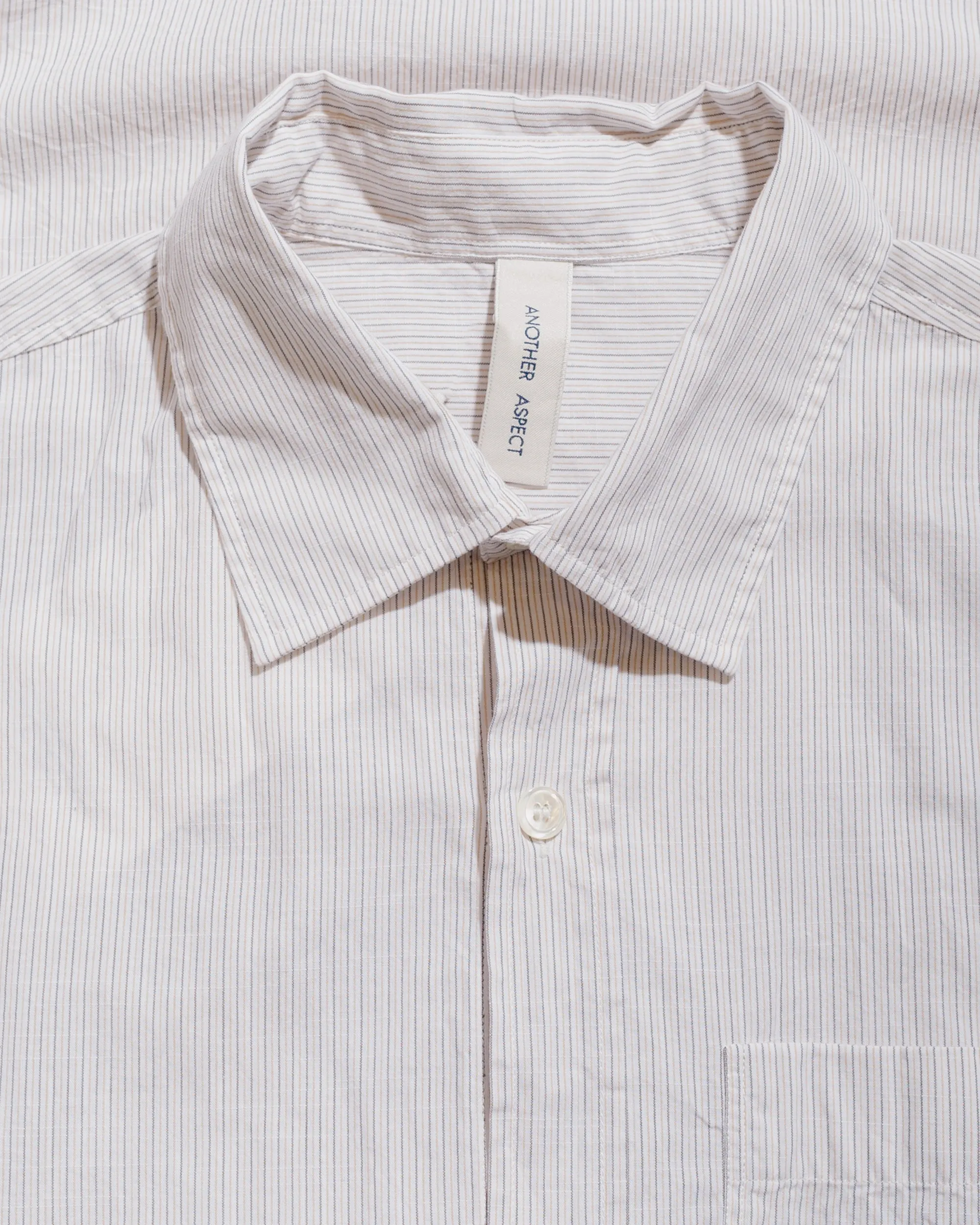 Another Aspect Another Shirt 4.0 Beige/Brown Stripe sold by Lost & Found product image thumbnail 5