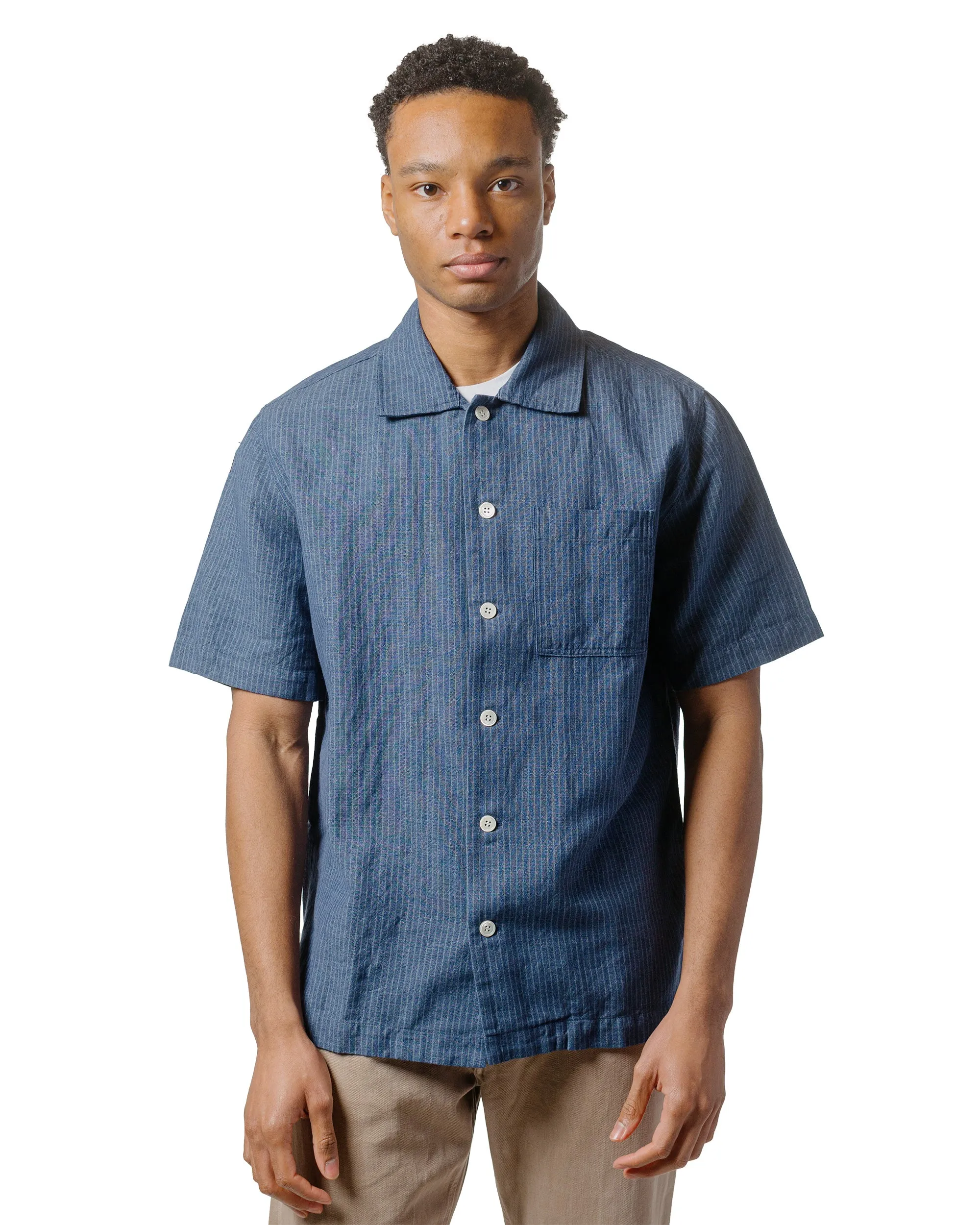 Another Aspect Another Shirt 2.0 Indigo Stripe sold by Lost & Found product image thumbnail 2