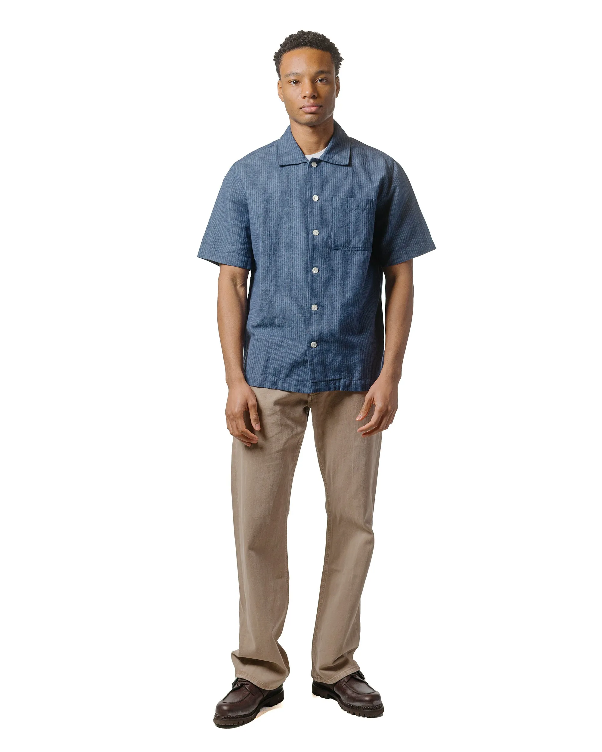 Another Aspect Another Shirt 2.0 Indigo Stripe sold by Lost & Found product image thumbnail 4