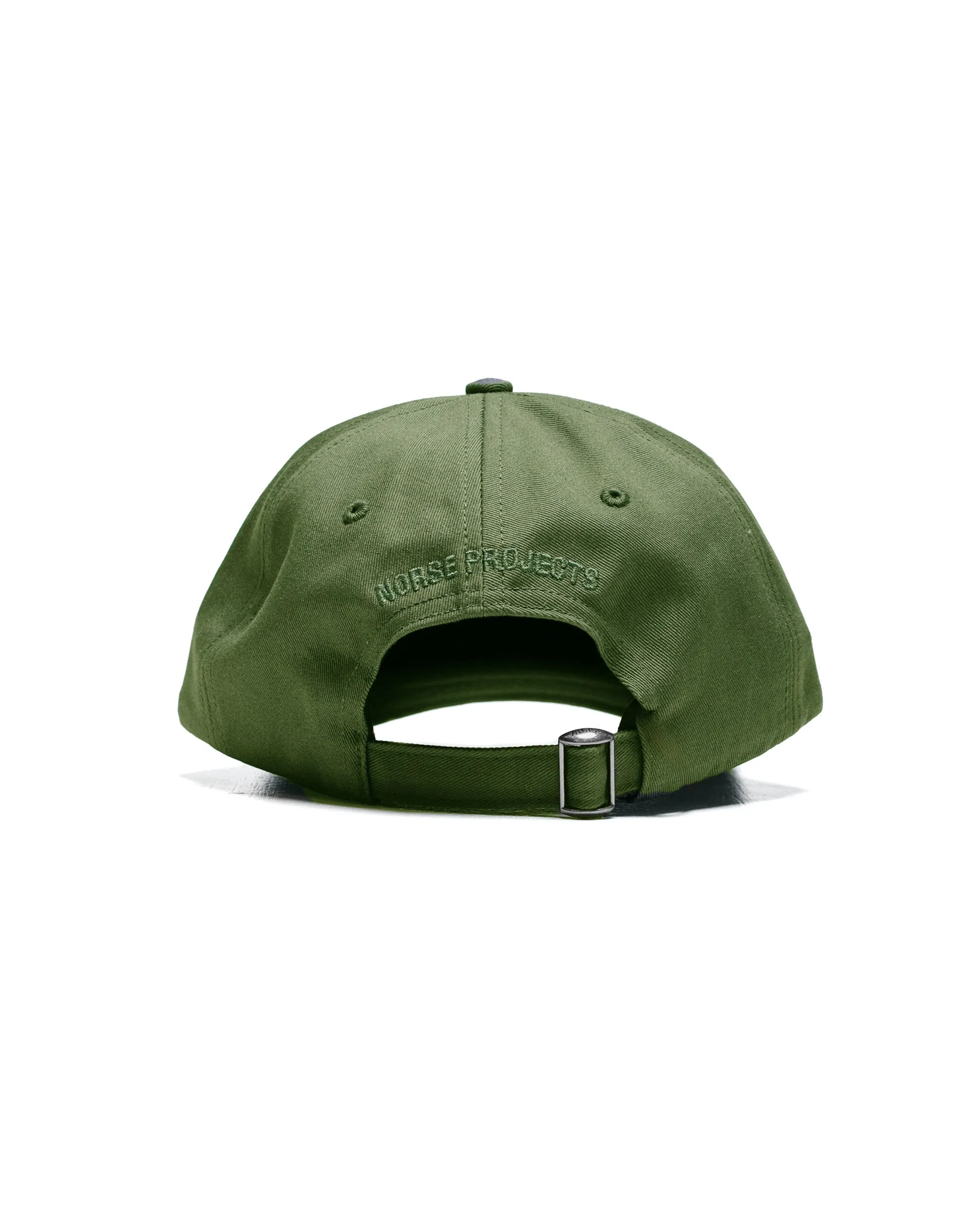 Norse Projects Twill Sports Cap Moss Green sold by Lost & Found product image thumbnail 2