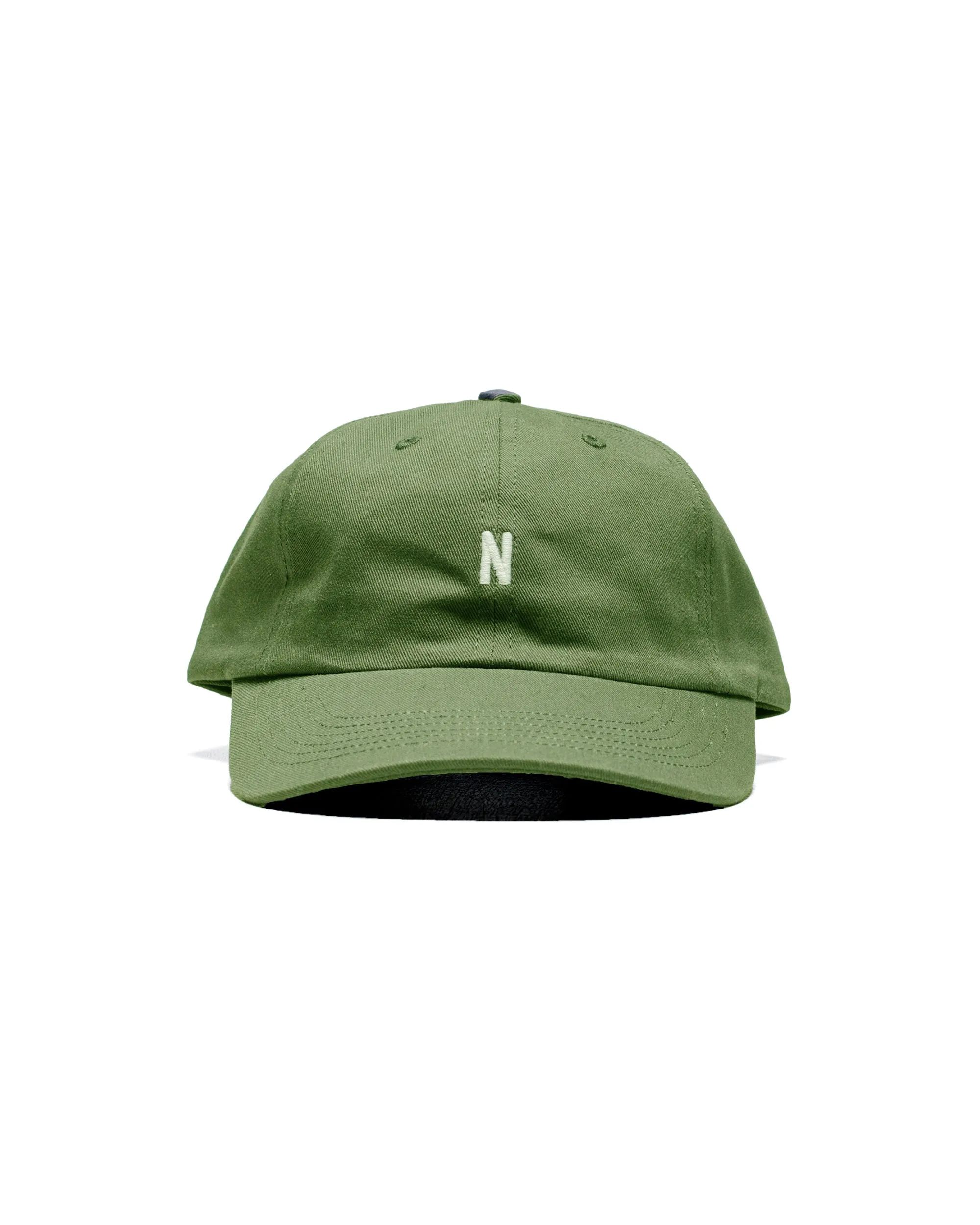 Norse Projects Twill Sports Cap Moss Green sold by Lost & Found