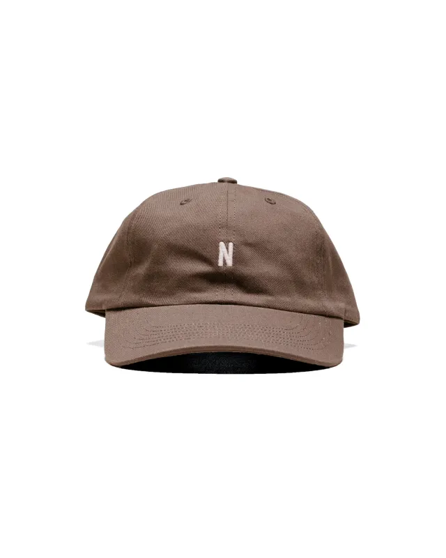 Norse Projects Twill Sports Cap Chestnut sold by Lost & Found