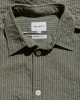 Norse Projects Ole Oversized Striped SS Shirt Moss Green sold by Lost & Found