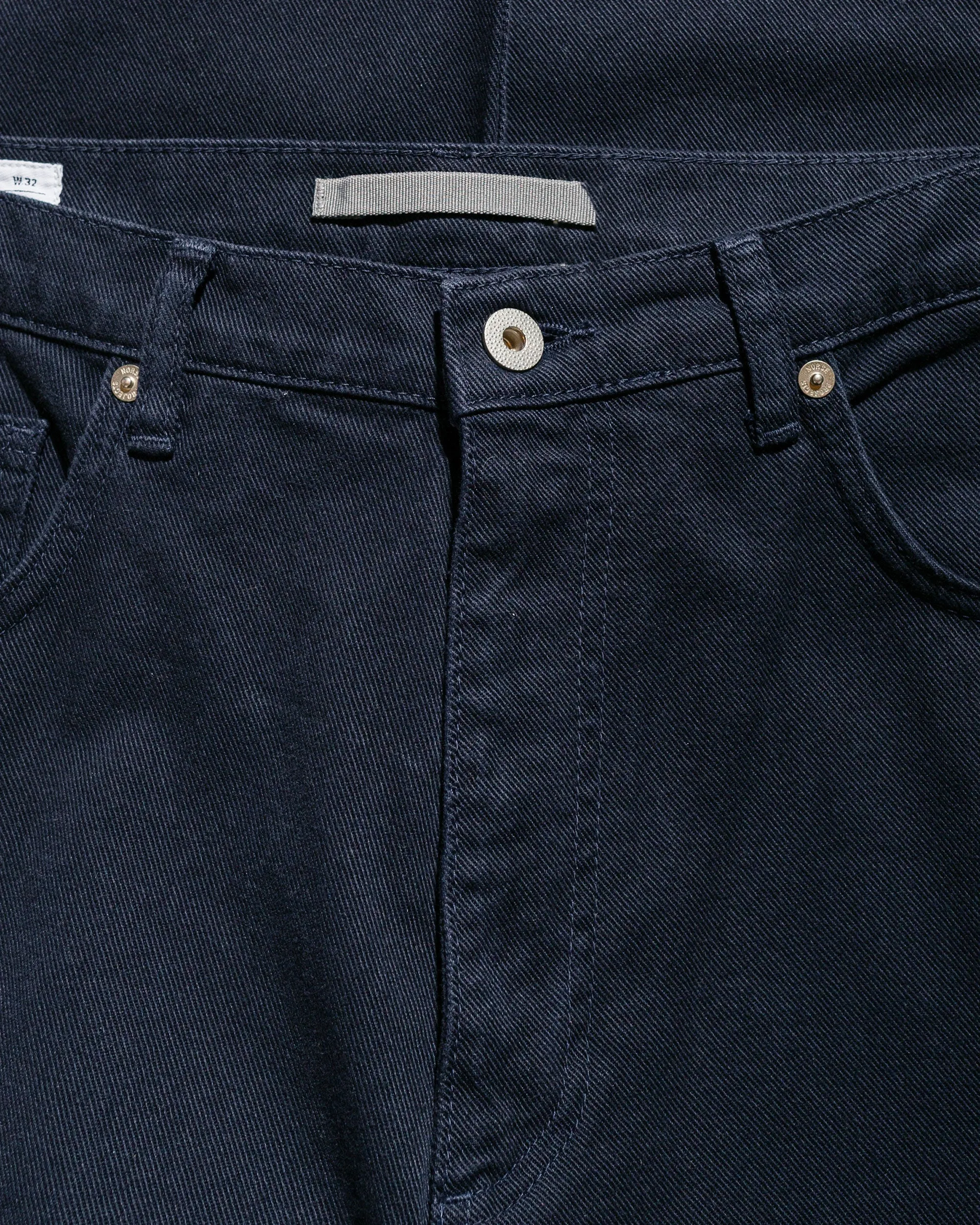 Norse Projects Mogens Relaxed 5 Pocket Heavy Twill Dark Navy sold by Lost & Found product image thumbnail 5