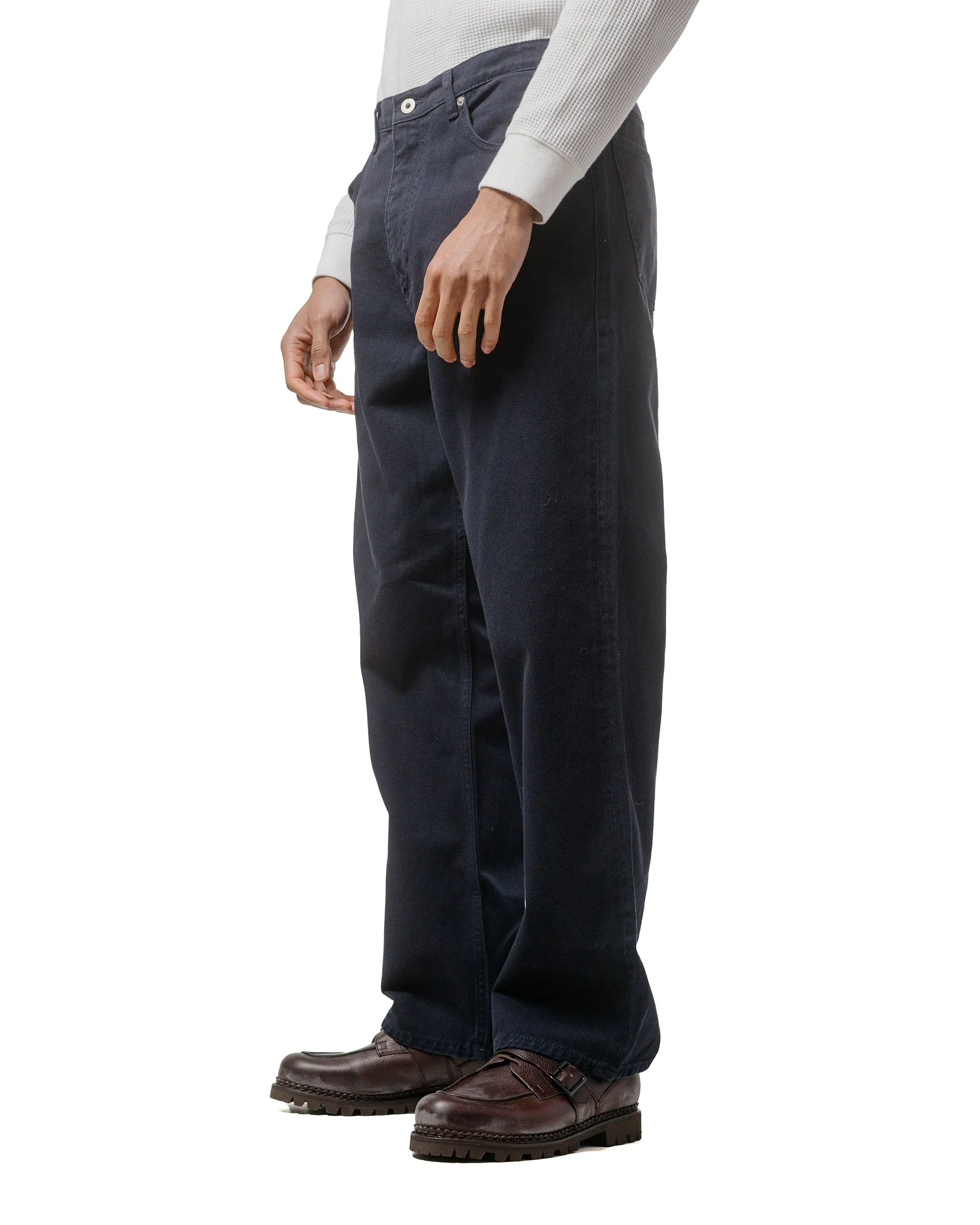 Norse Projects Mogens Relaxed 5 Pocket Heavy Twill Dark Navy sold by Lost & Found product image thumbnail 2