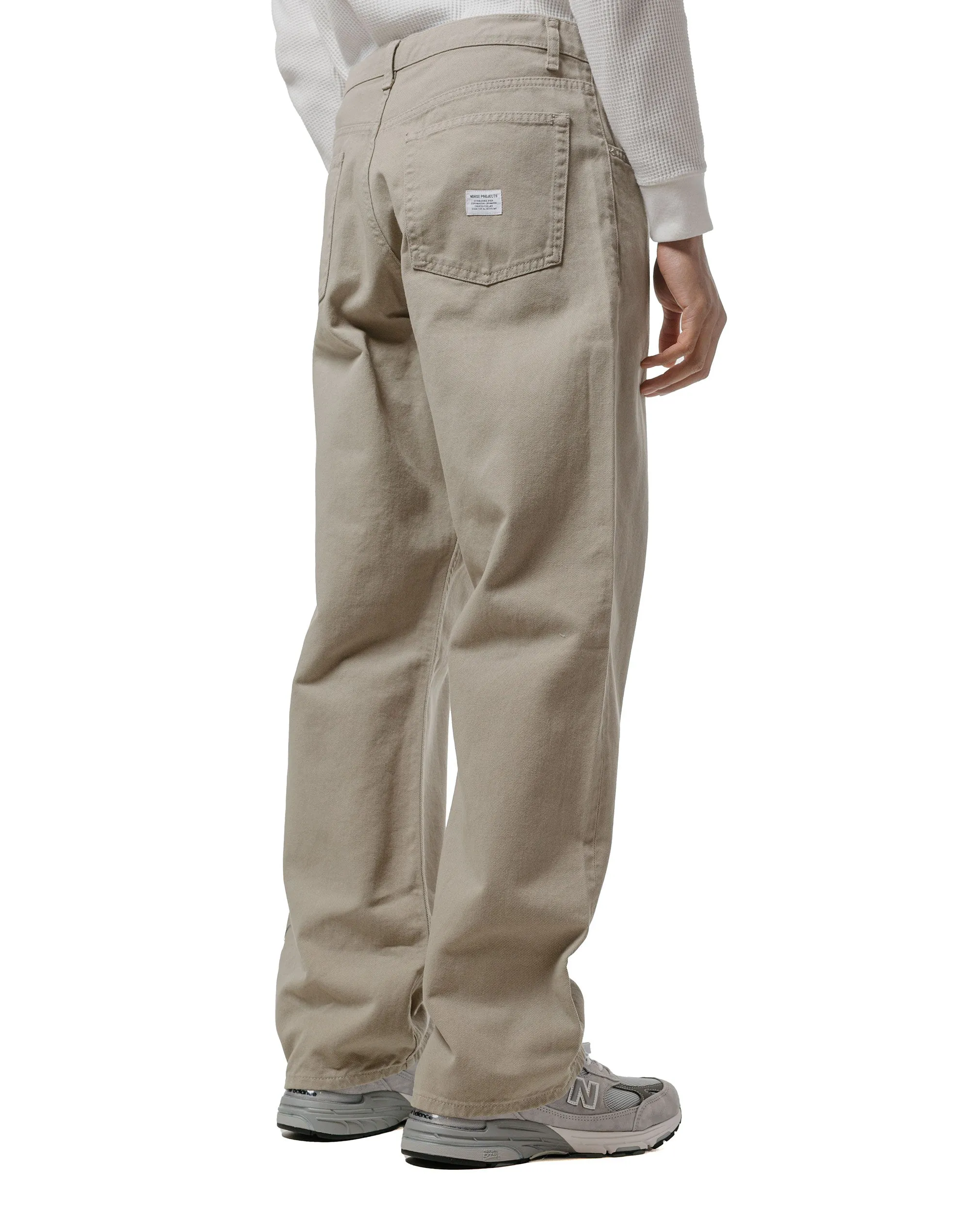 Norse Projects Mogens Relaxed 5 Pocket Heavy Twill Clay sold by Lost & Found product image thumbnail 3