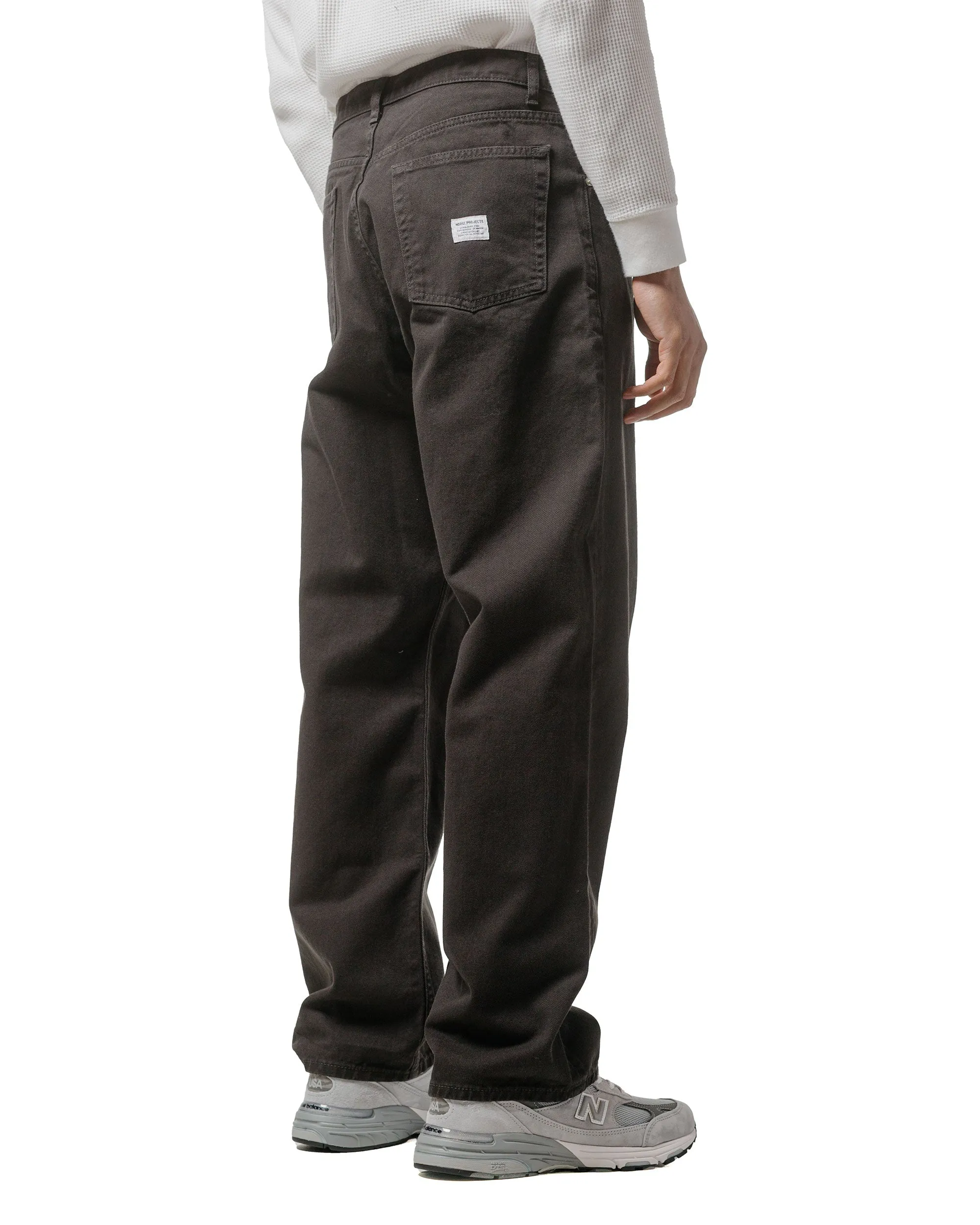 Norse Projects Mogens Relaxed 5 Pocket Heavy Twill Black sold by Lost & Found product image thumbnail 3