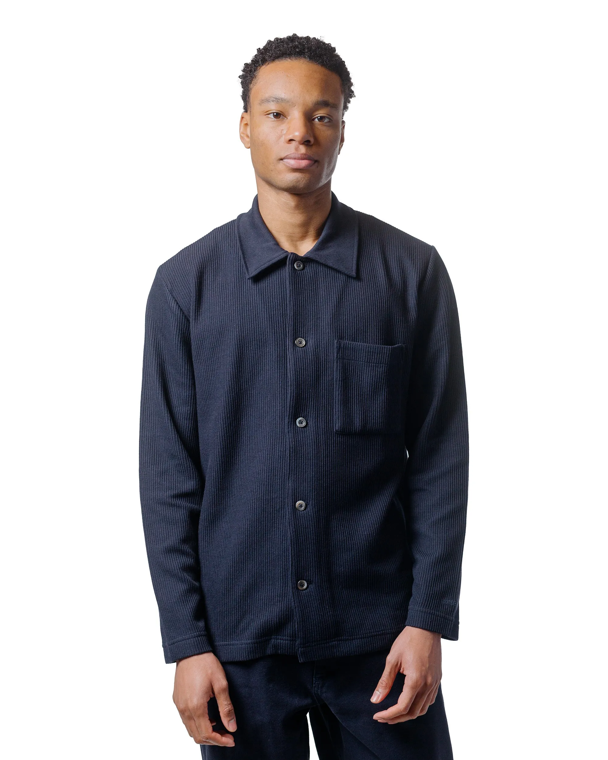Norse Projects Jorn Double Face Overshirt Dark Navy sold by Lost & Found product image thumbnail 2