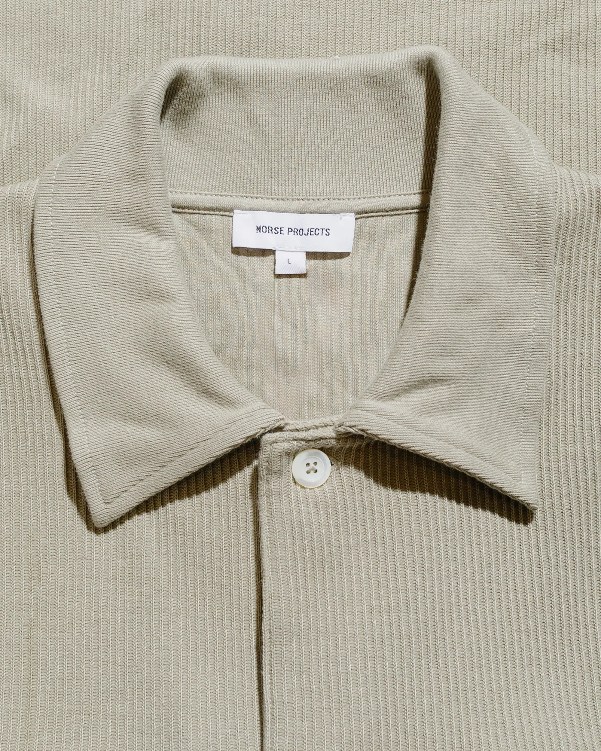 Norse Projects Jorn Double Face Overshirt Clay sold by Lost & Found product image thumbnail 5