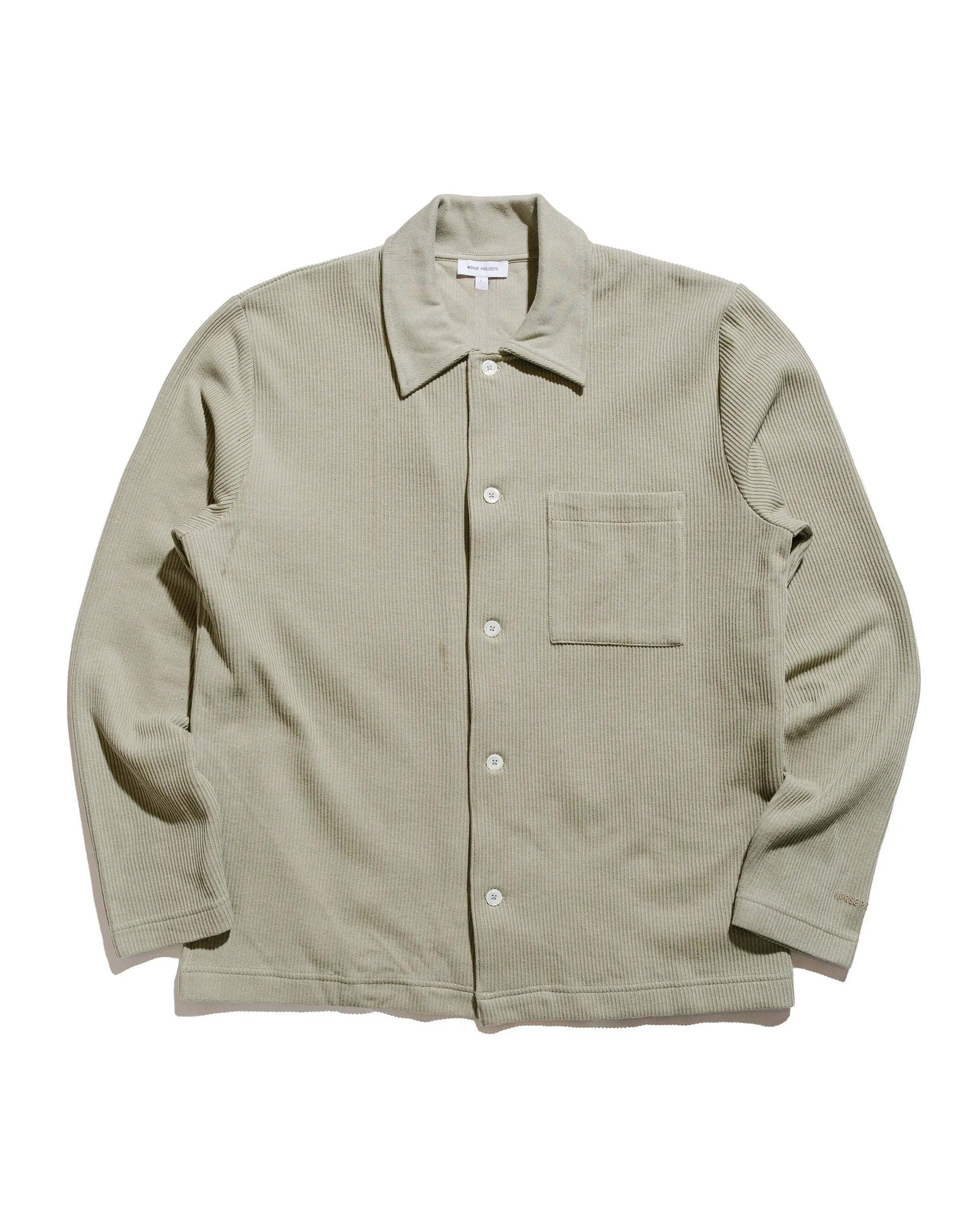 Norse Projects Jorn Double Face Overshirt Clay sold by Lost & Found