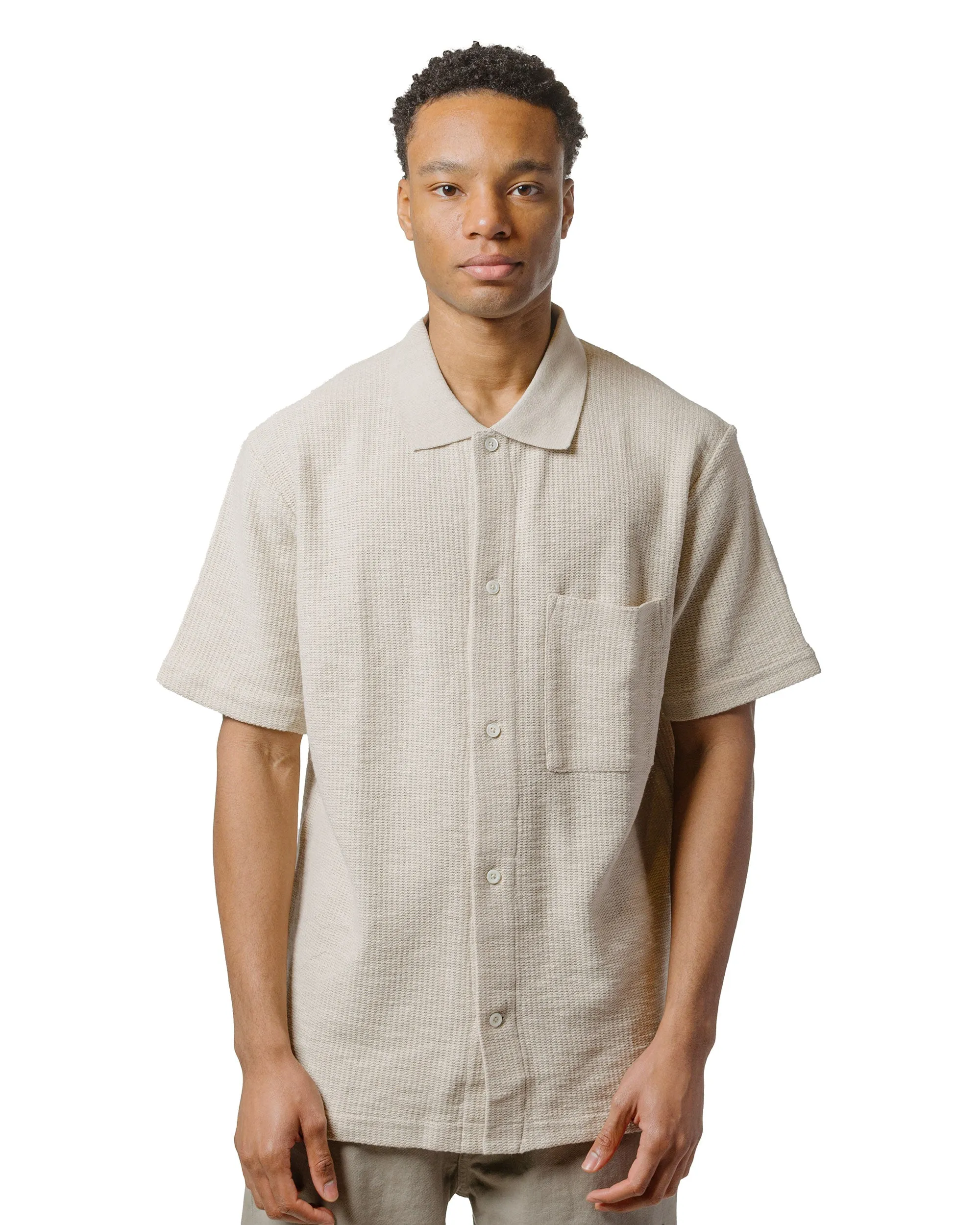 Norse Projects Gustav Crochet Jersey Shirt Oatmeal sold by Lost & Found product image thumbnail 2
