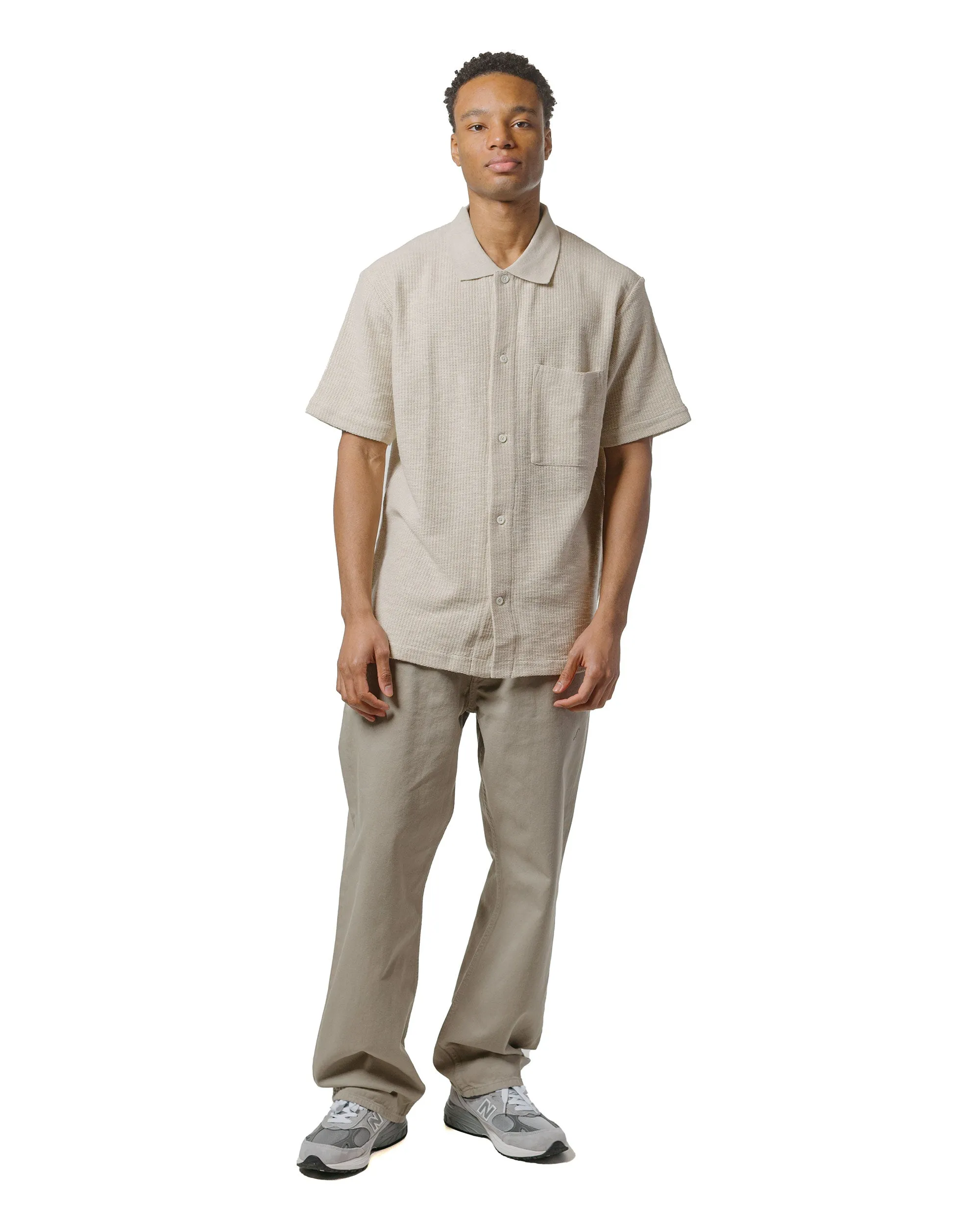 Norse Projects Gustav Crochet Jersey Shirt Oatmeal sold by Lost & Found product image thumbnail 4