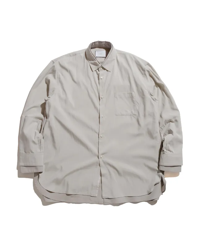 ssstein Oversized Layered Shirt Grey sold by Lost & Found