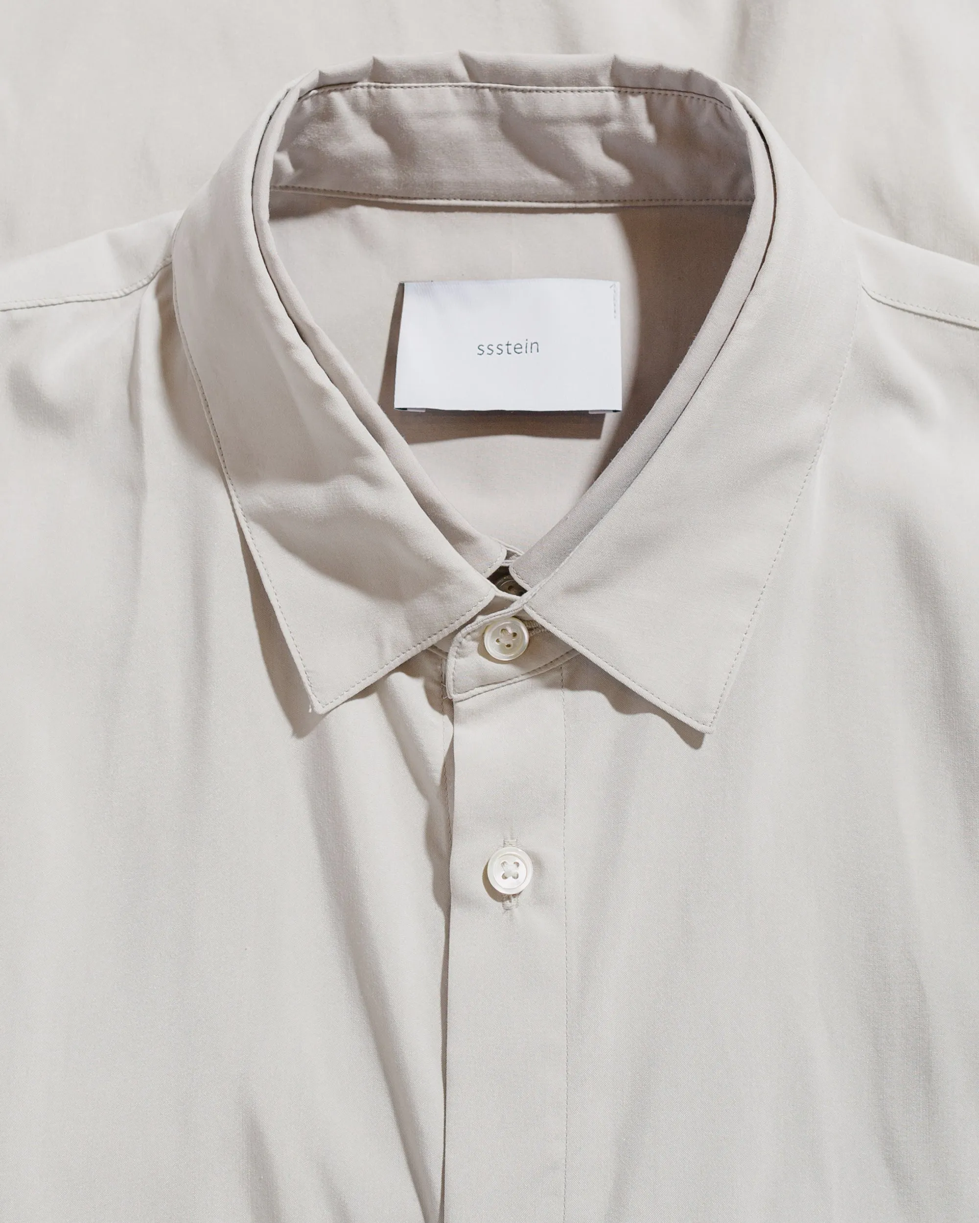 ssstein Oversized Layered Shirt Grey sold by Lost & Found product image thumbnail 5