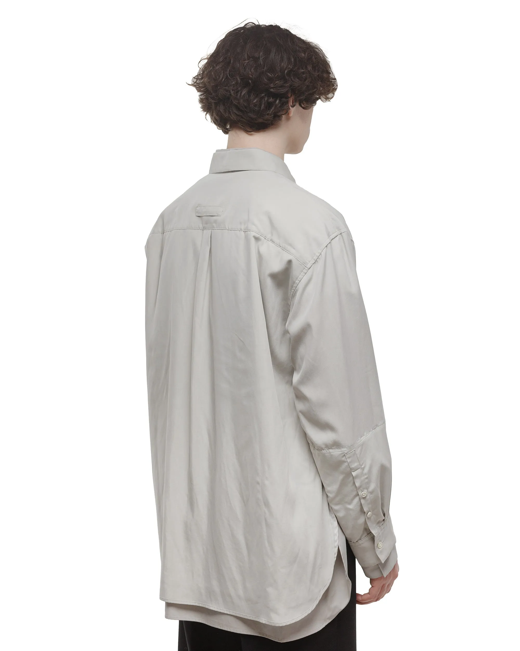 ssstein Oversized Layered Shirt Grey sold by Lost & Found product image thumbnail 3
