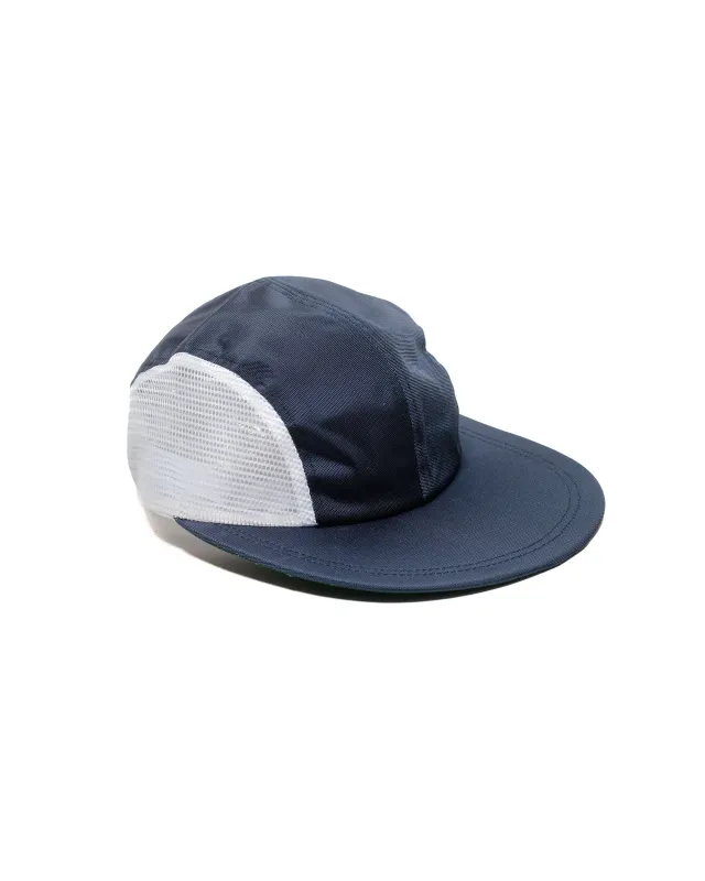 Beams Plus Sperry Top-Siders 4 Panel Side Mesh Long Bill Cap Navy sold by Lost & Found