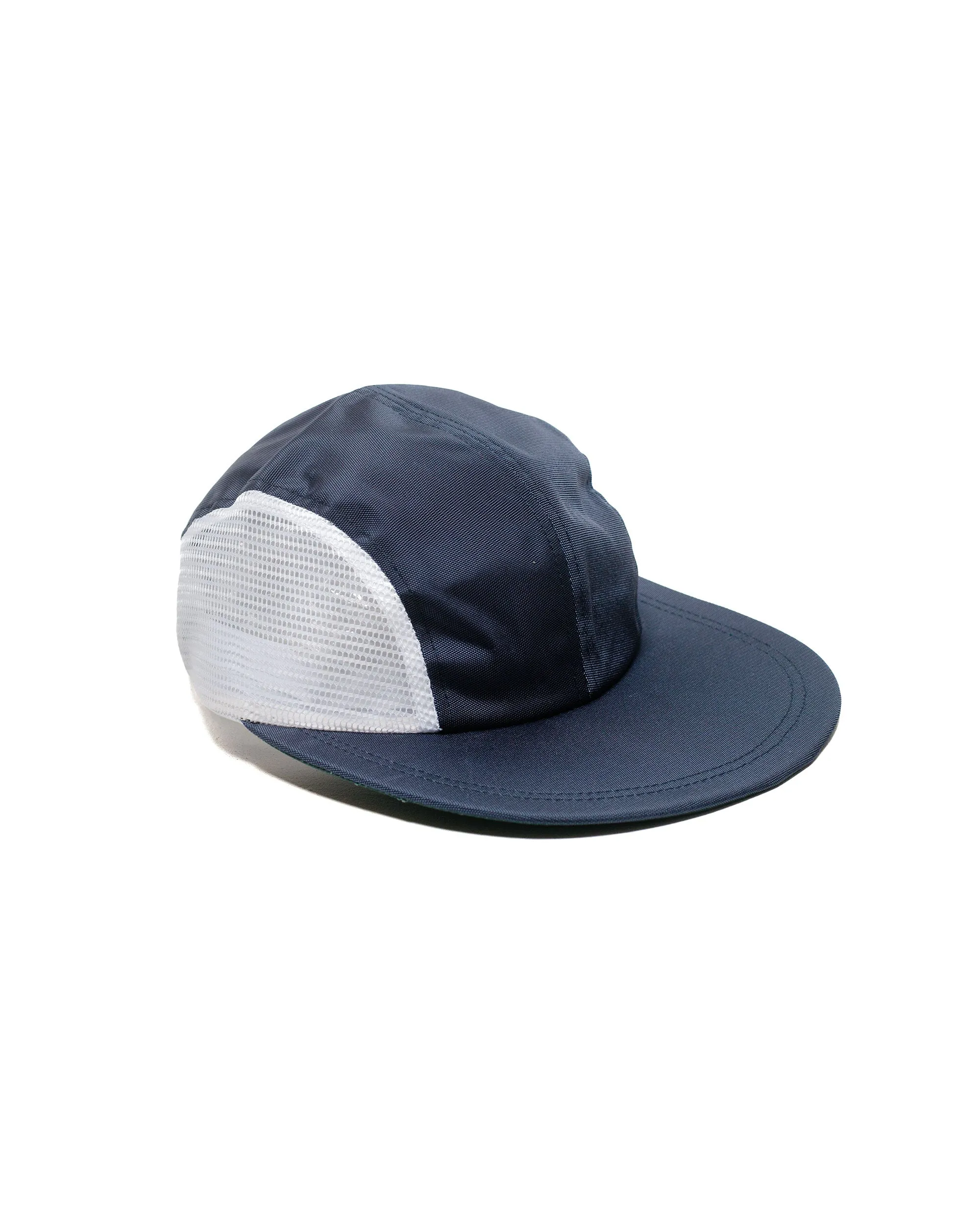 Beams Plus Sperry Top-Siders 4 Panel Side Mesh Long Bill Cap Navy sold by Lost & Found