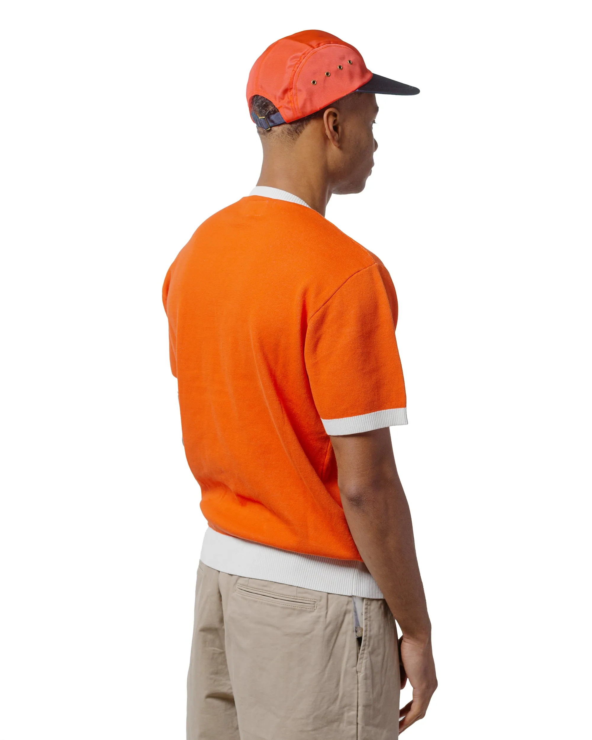 Beams Plus Sperry Top-Sider Knit Tee Box Jacquard BP Orange sold by Lost & Found product image thumbnail 3