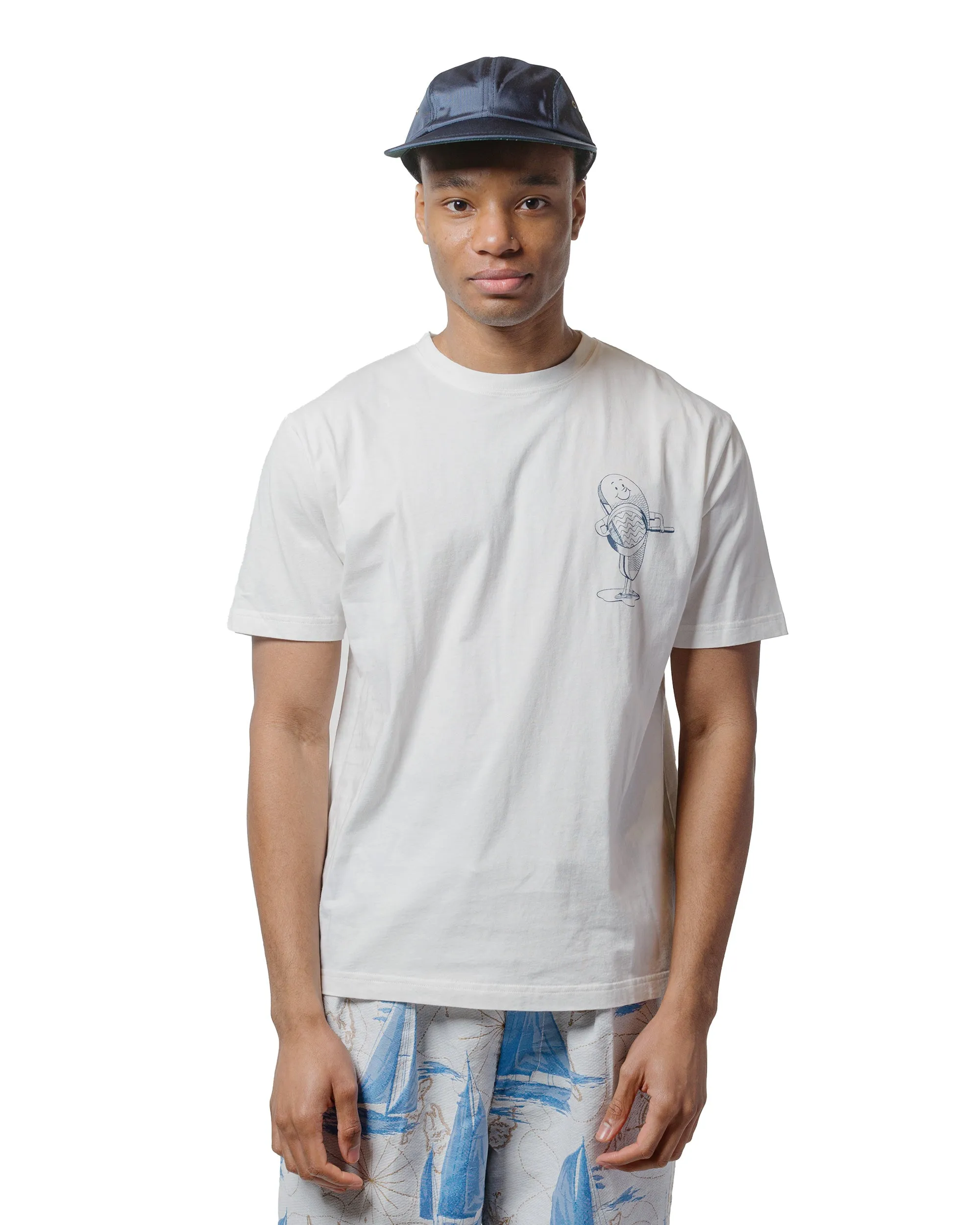 Beams Plus Sperry Top-Sider Print Tee (ANTI-SLIP) White sold by Lost & Found product image thumbnail 2