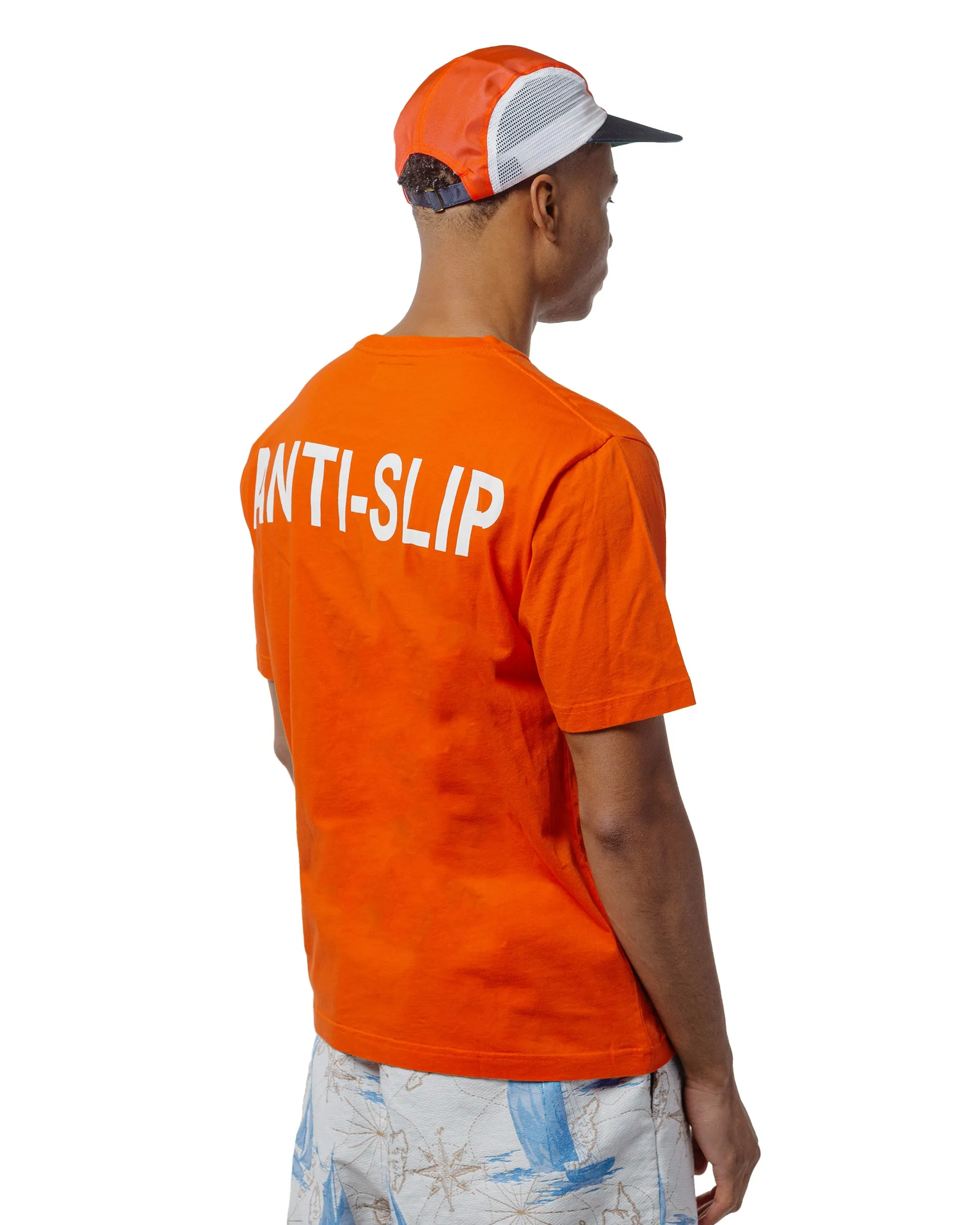 Beams Plus Sperry Top-Sider Print Tee (ANTI-SLIP) BP Orange sold by Lost & Found product image thumbnail 3