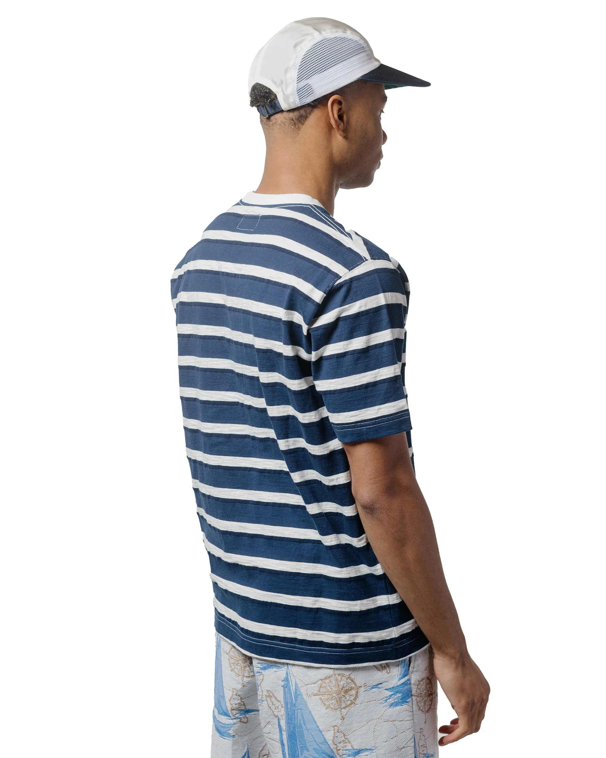 Beams Plus Sperry Top-Sider Pocket Tee Stripe Navy sold by Lost & Found product image thumbnail 3