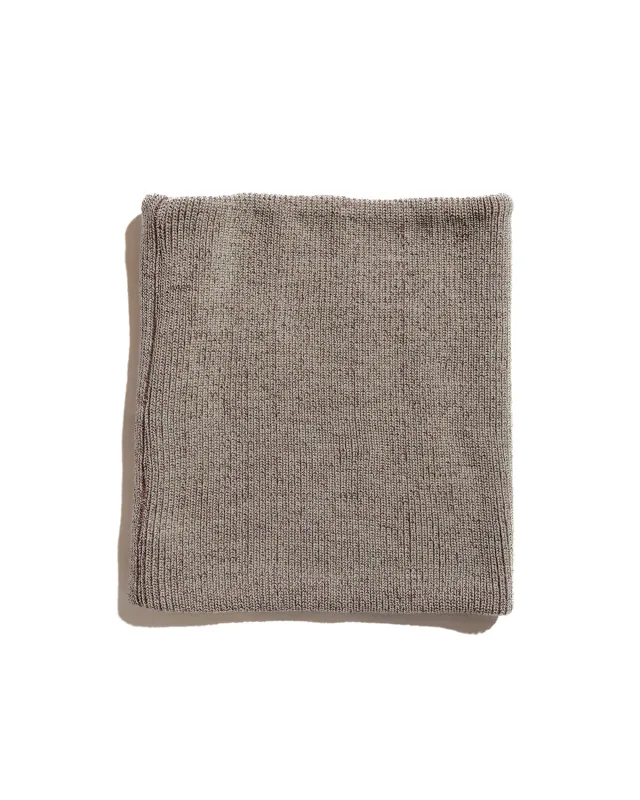 Found Feather Knit Neckwarmer Italian Merino Wool Purple Mix sold by Lost & Found