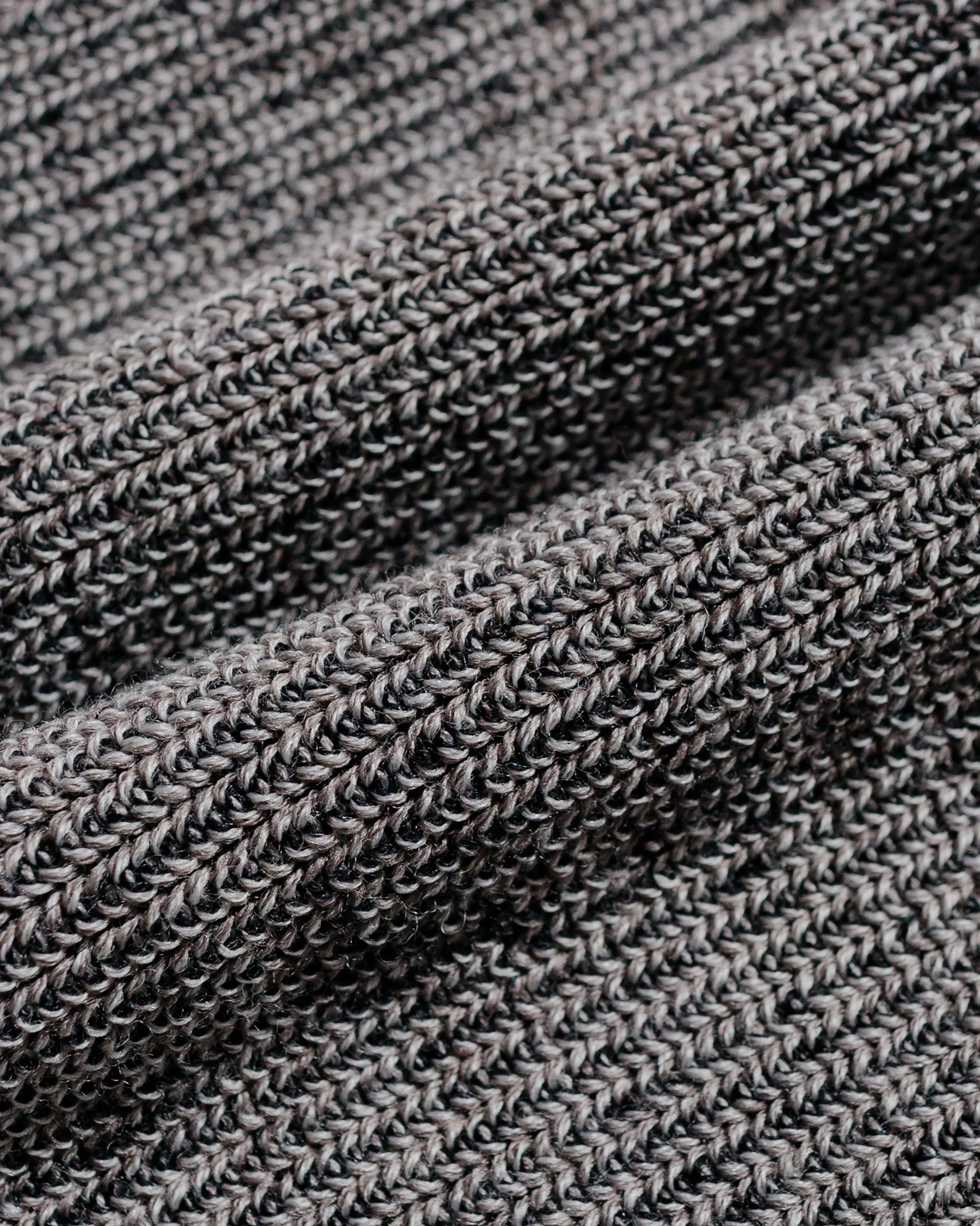 Found Feather Knit Neckwarmer Italian Merino Wool Grey Mix sold by Lost & Found product image thumbnail 2