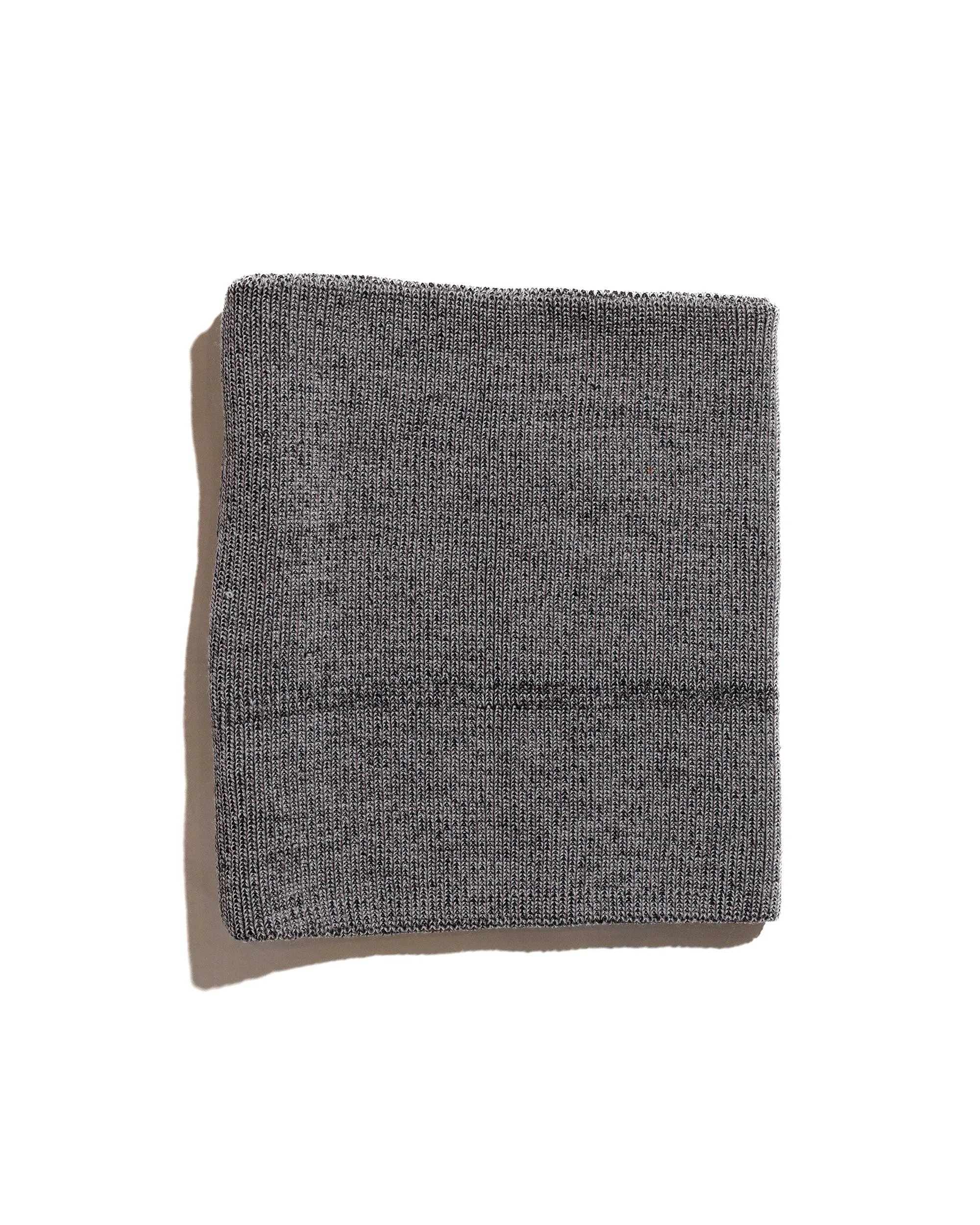 Found Feather Knit Neckwarmer Italian Merino Wool Grey Mix sold by Lost & Found