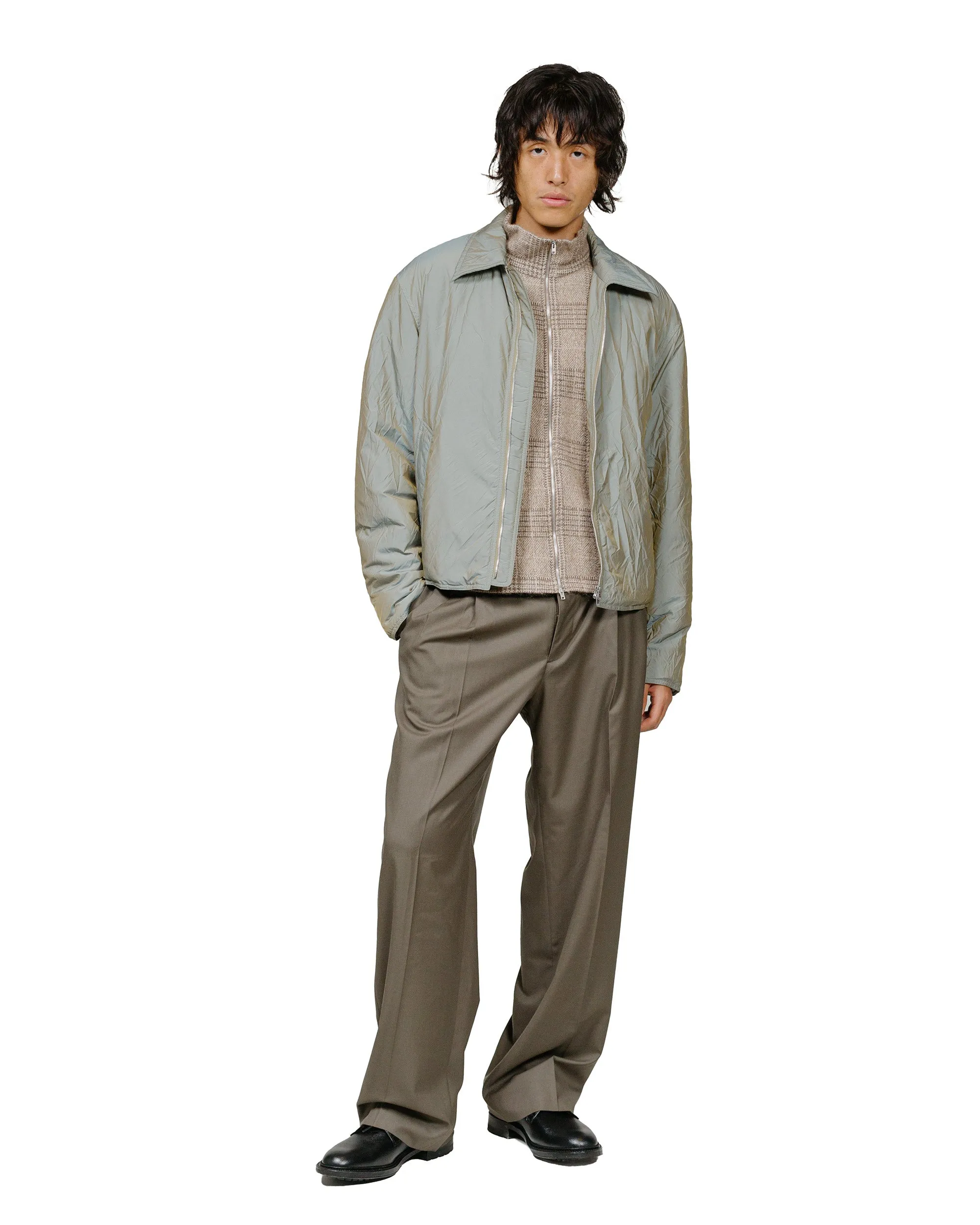 Our Legacy Slight Jacket Shining Olive Crinkle Solaro sold by Lost & Found product image thumbnail 4