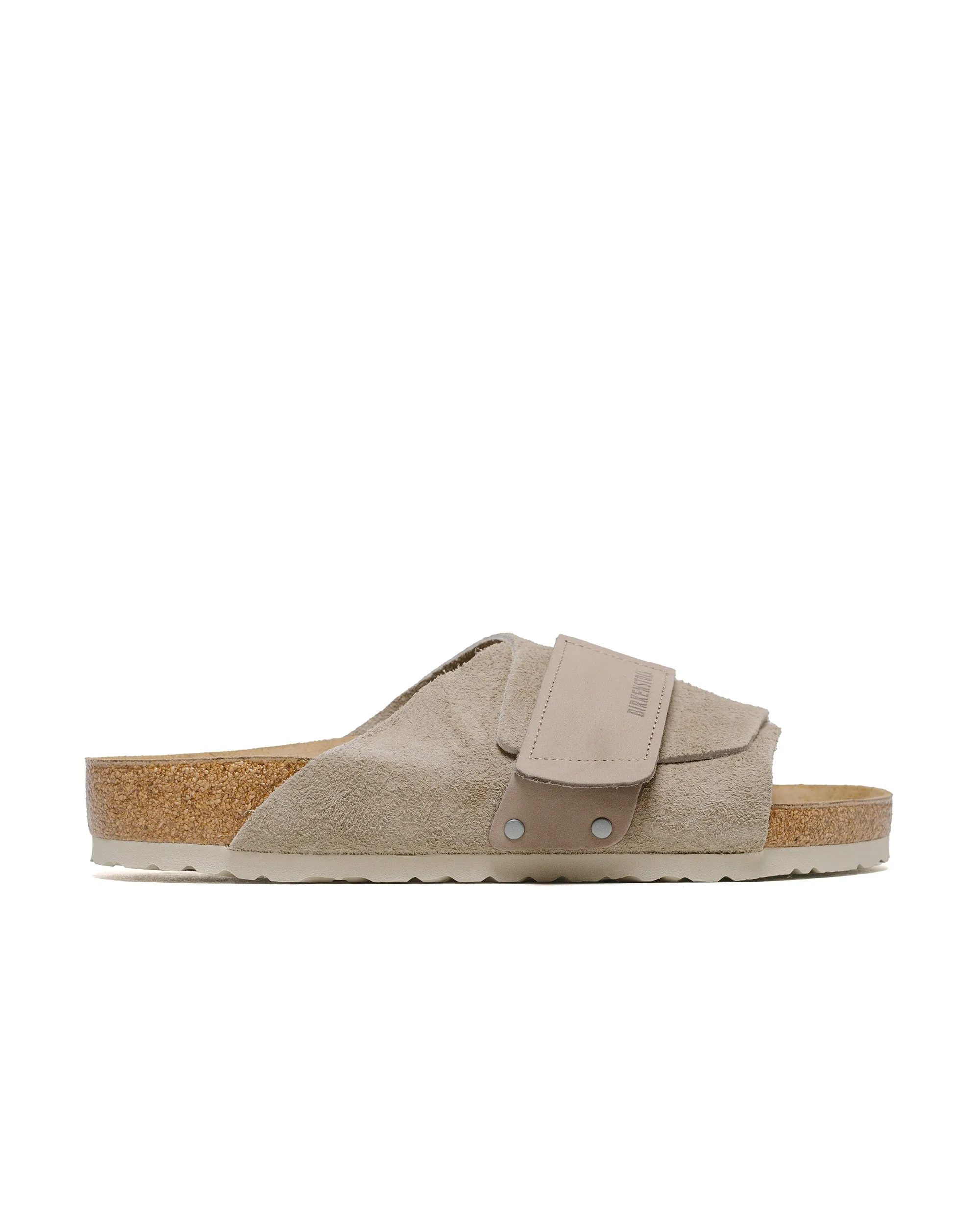 Birkenstock Kyoto Suede Taupe sold by Lost & Found
