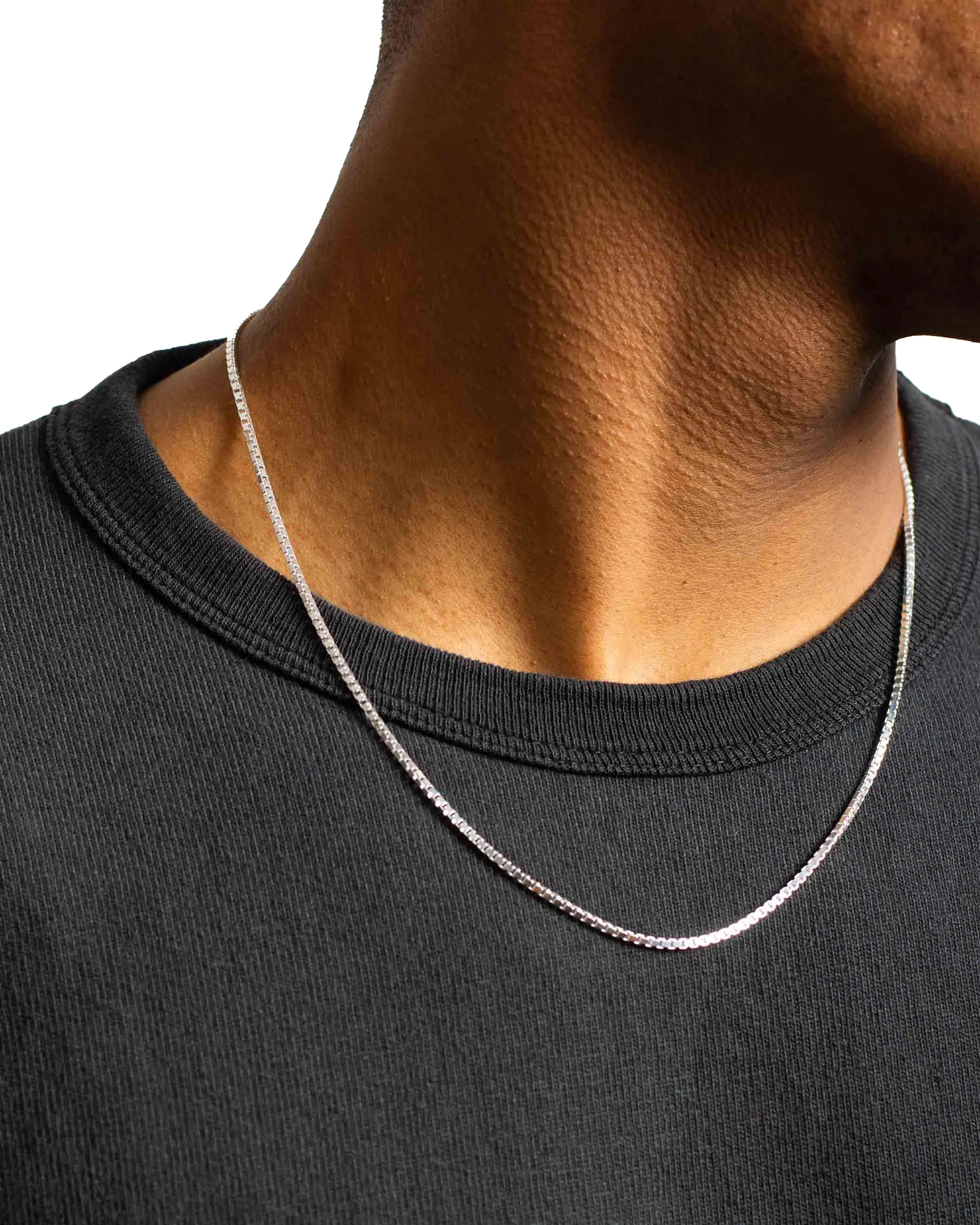 Lost & Found Box Link Necklace 22" sold by Lost & Found product image thumbnail 3