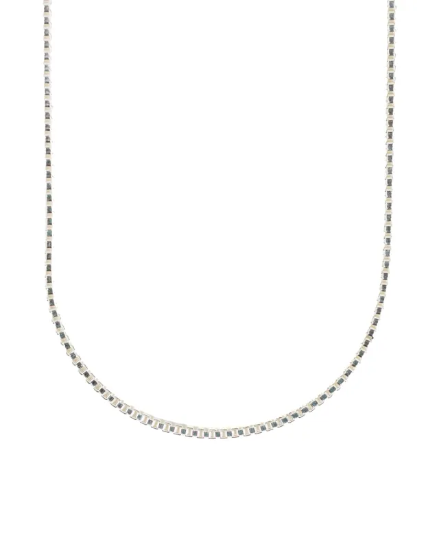 Lost & Found Box Link Necklace 22" sold by Lost & Found