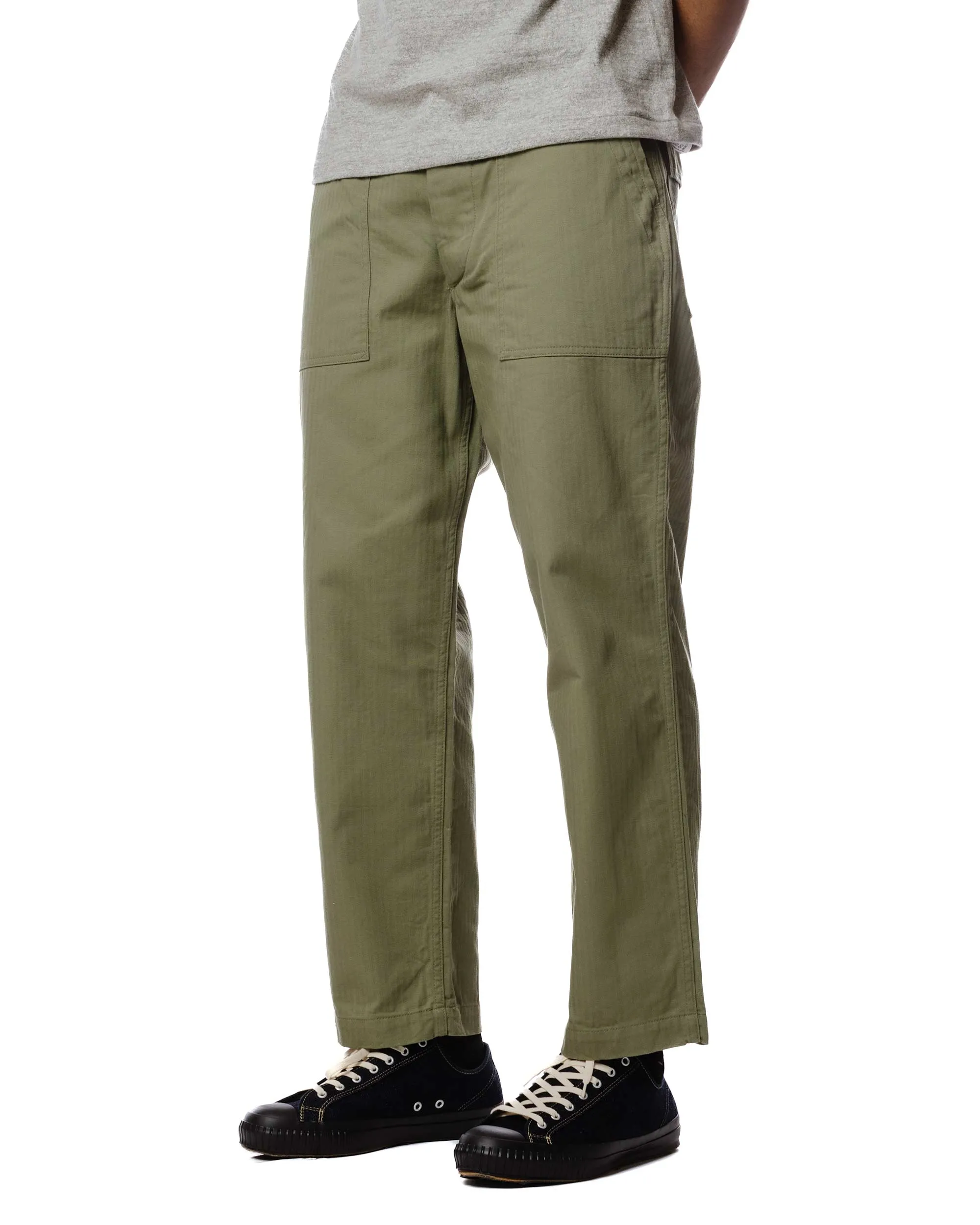 The Corona Utility FP001 Fatigue Slacks 'Utility Slacks' NX H.B.T Olive Green sold by Lost & Found product image thumbnail 3