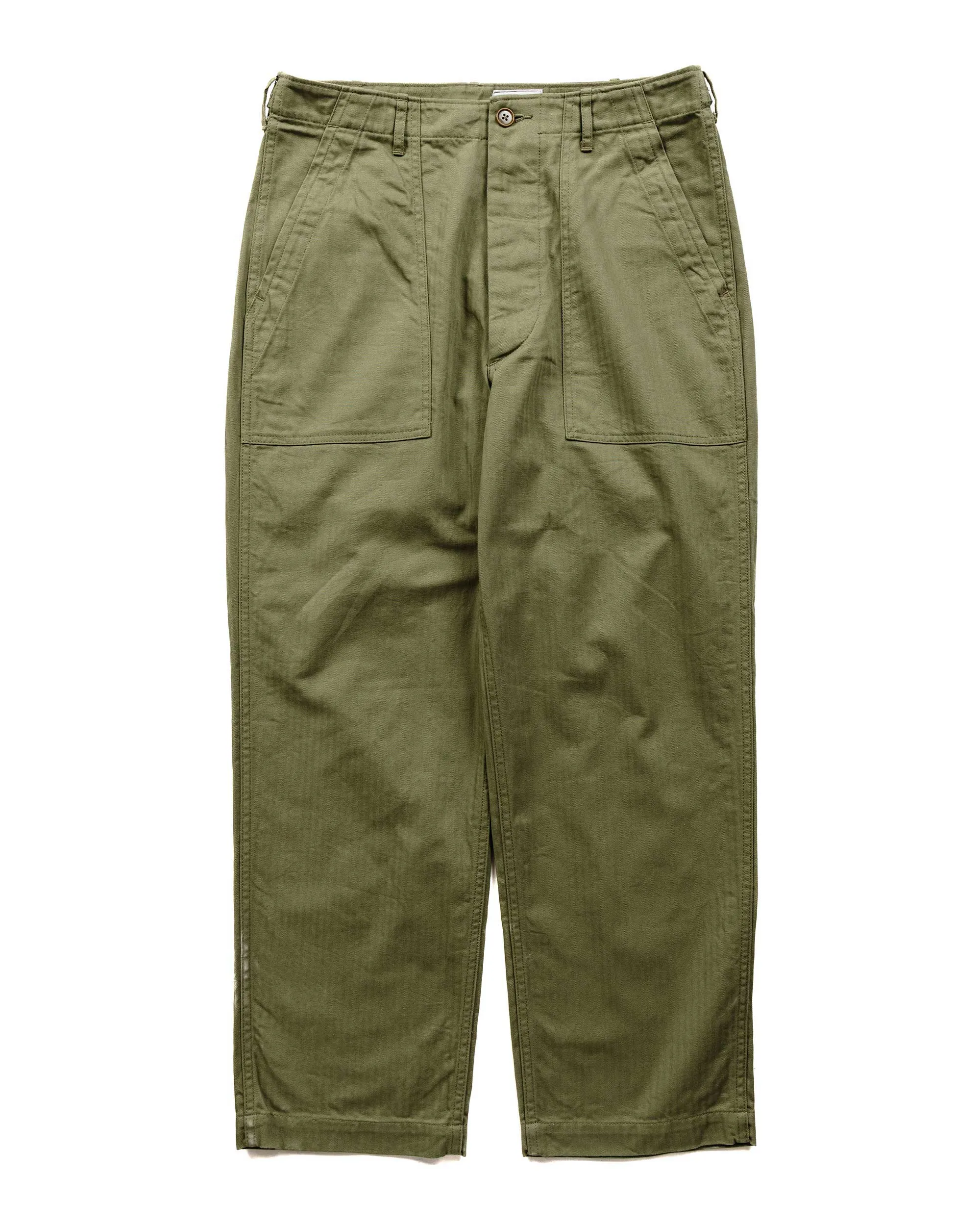 The Corona Utility FP001 Fatigue Slacks 'Utility Slacks' NX H.B.T Olive Green sold by Lost & Found