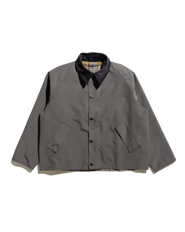 Barbour OS Reversible Transport Jacket Asphalt sold by Lost & Found