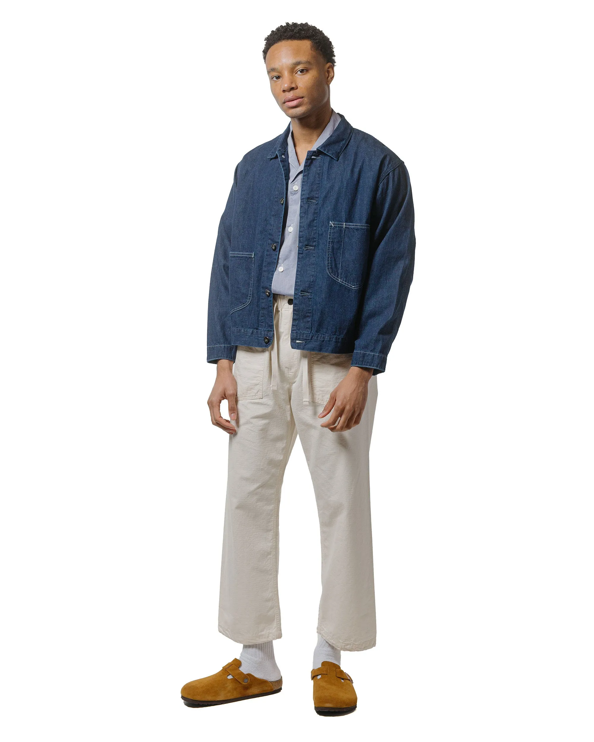 Post O'Alls Mechanic Blouse 8oz. Indigo Denim Deep Wash sold by Lost & Found product image thumbnail 4