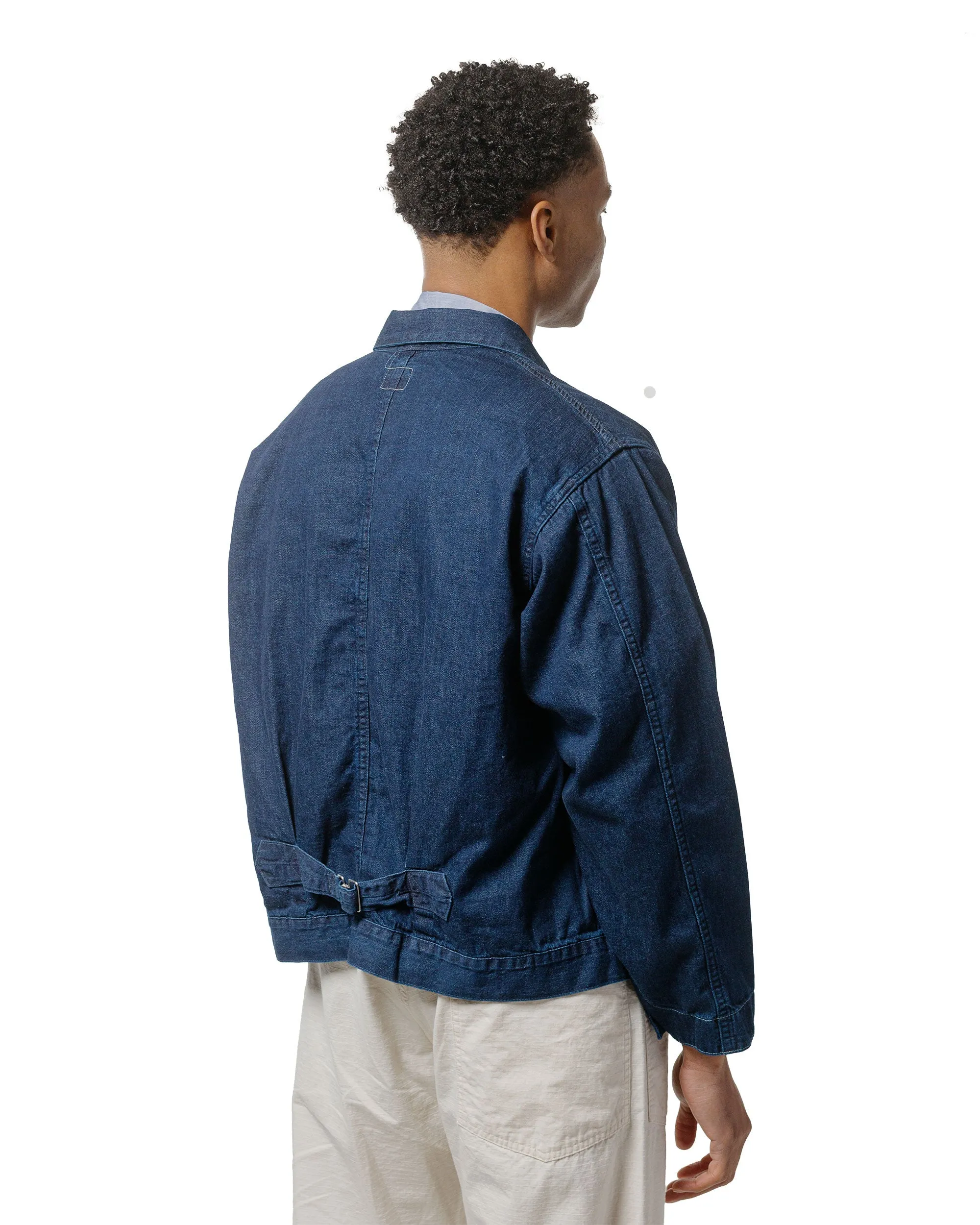 Post O'Alls Mechanic Blouse 8oz. Indigo Denim Deep Wash sold by Lost & Found product image thumbnail 3