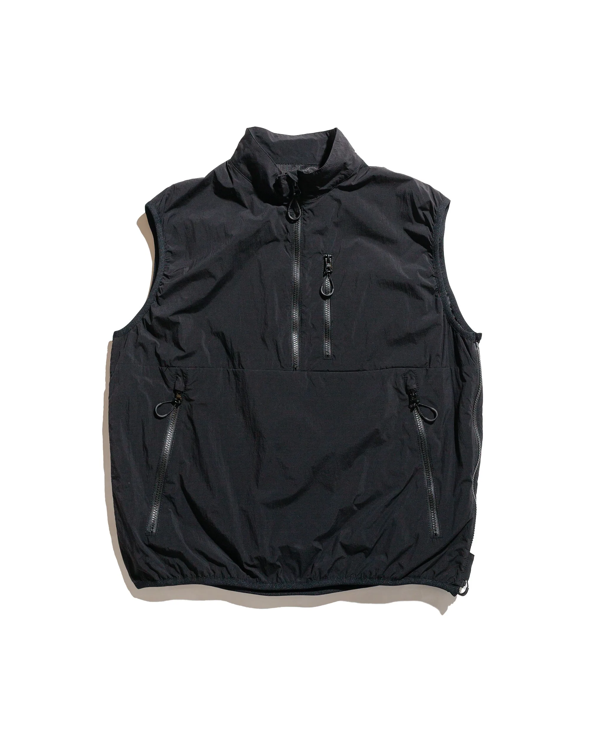 Comme des Garçons HOMME Nylon Typewriter Vest Black sold by Lost & Found