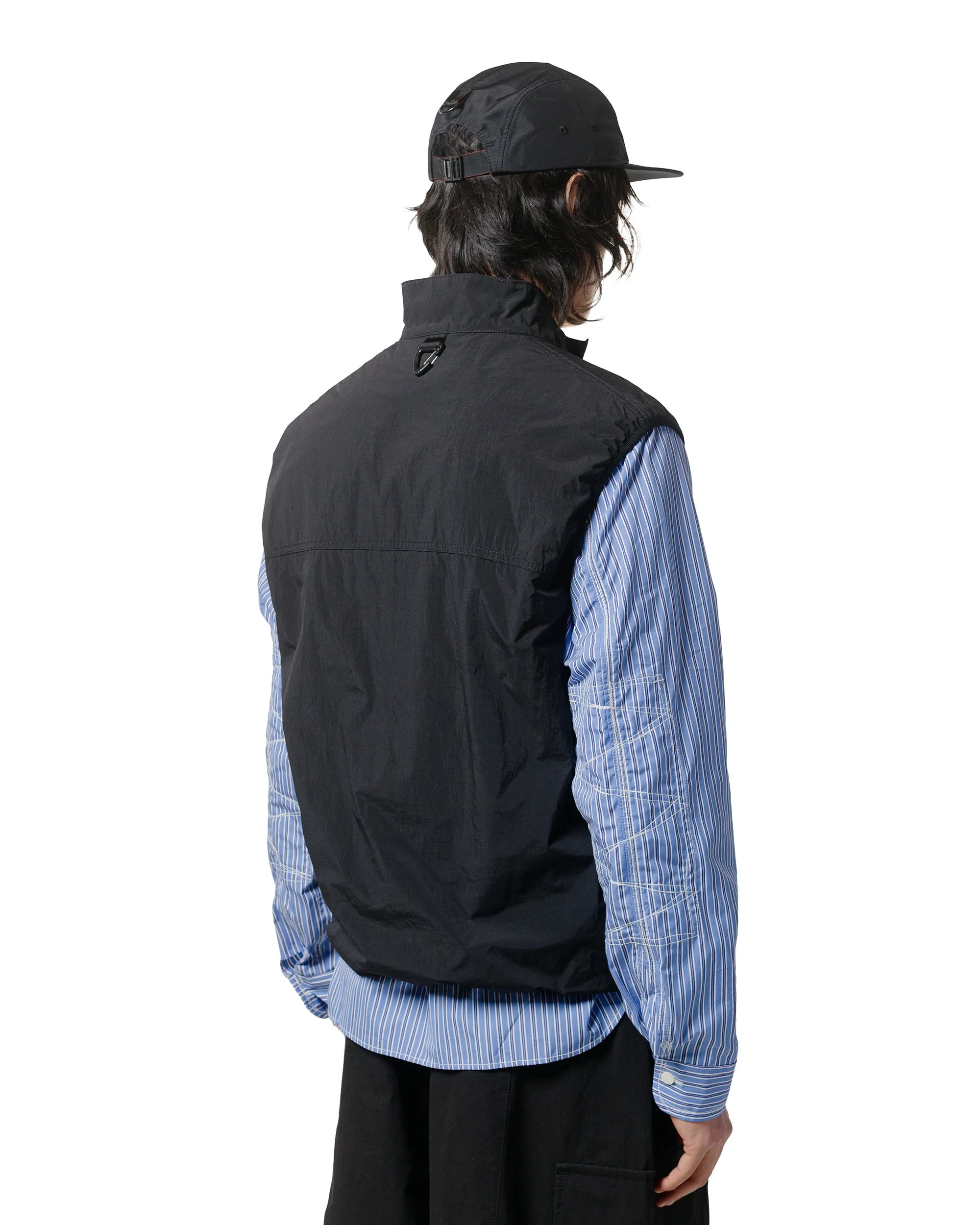 Comme des Garçons HOMME Nylon Typewriter Vest Black sold by Lost & Found product image thumbnail 3