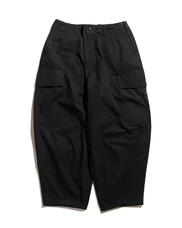 Comme des Garçons HOMME Compact Cotton Cargo Pants Blacks sold by Lost & Found