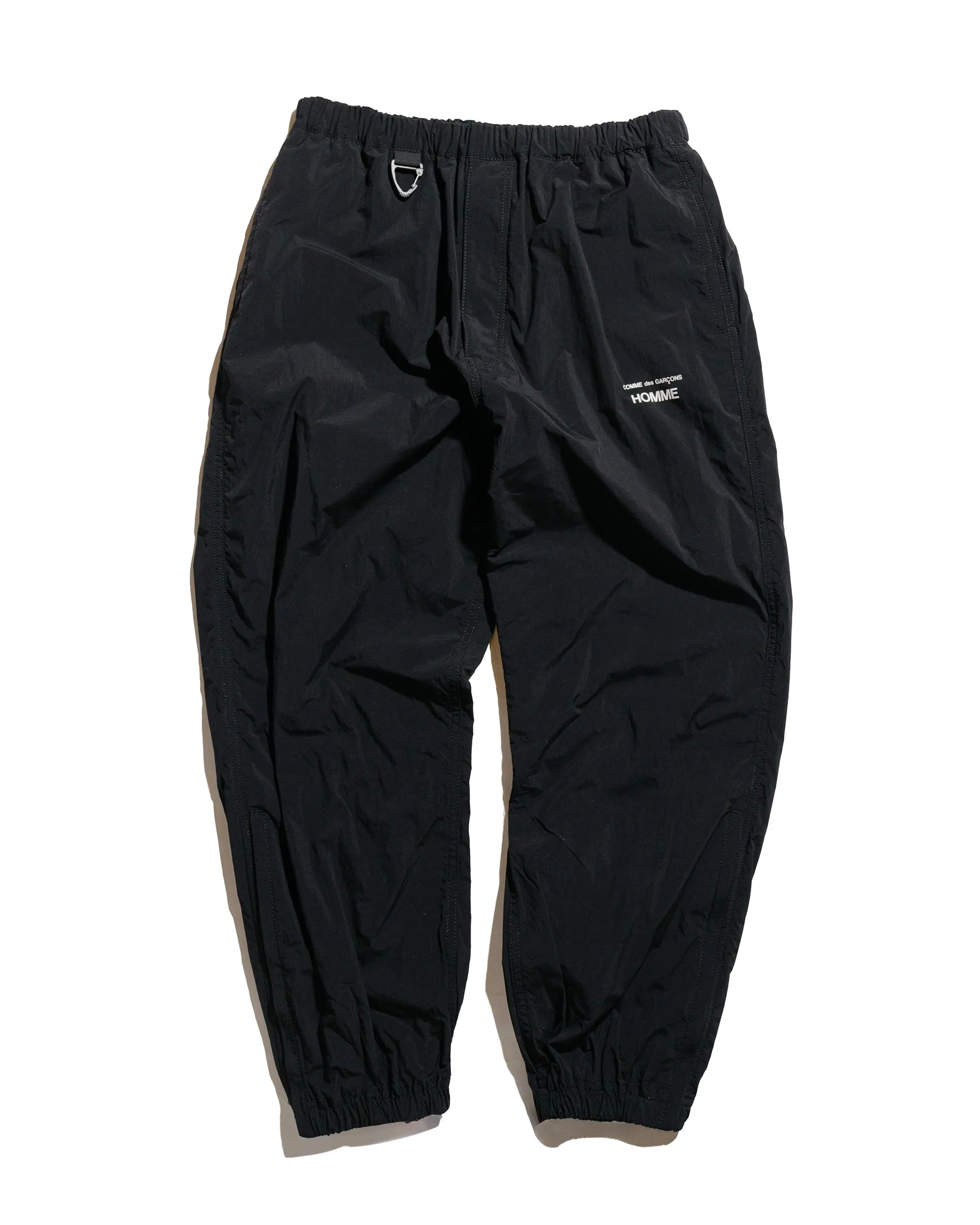 Comme des Garçons HOMME Typewriter Nylon Pants Black sold by Lost & Found