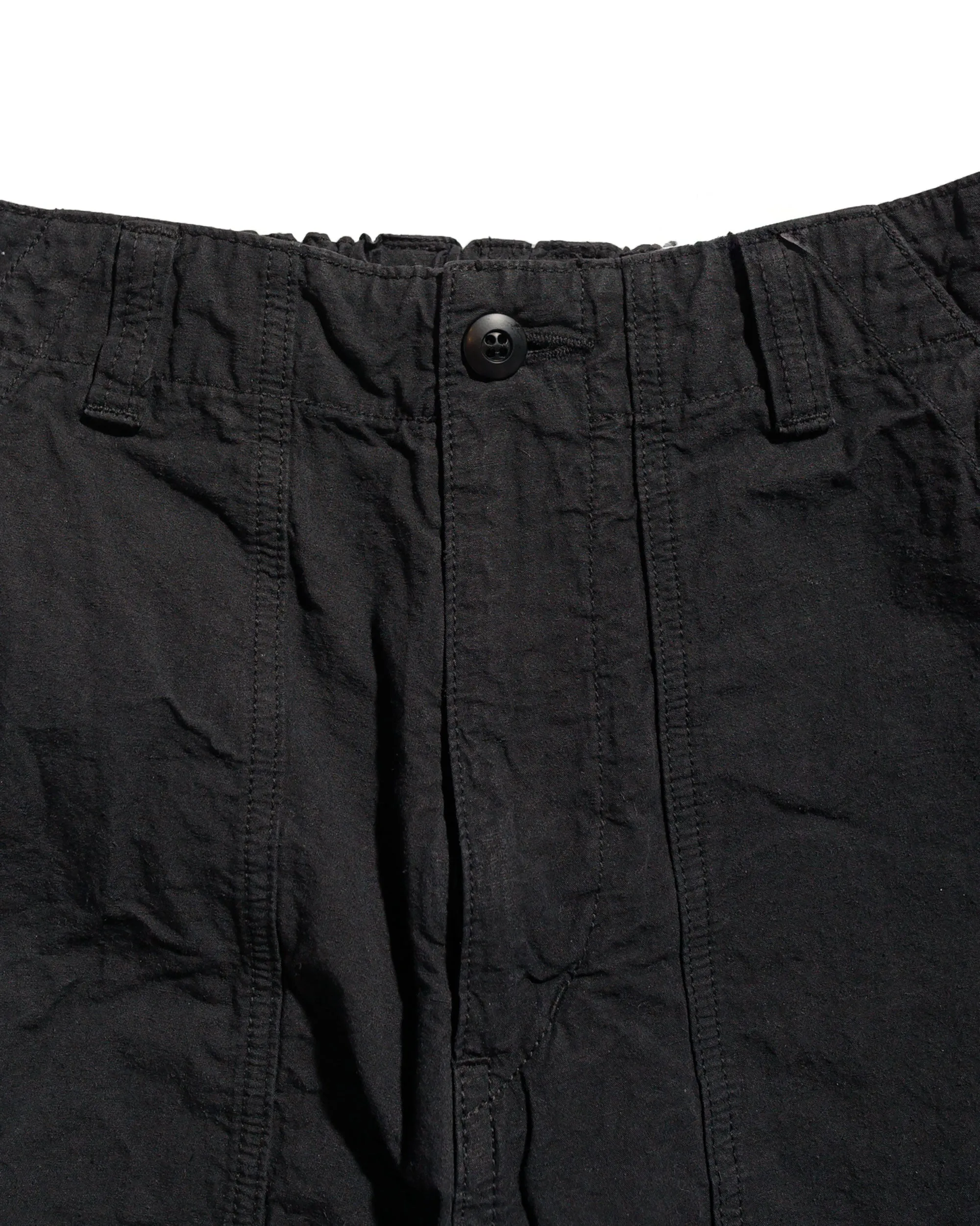 Sage de Cret High Density Cotton/Hemp Peg Top Baker Shorts Black sold by Lost & Found product image thumbnail 5